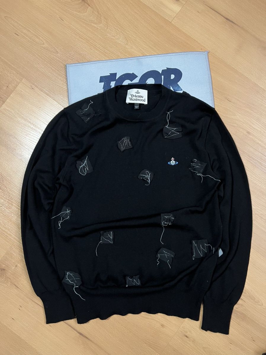 Vivienne Westwood Vivienne Westwood Custom Knit Sweater – Black – Size M Size US M / EU 48-50 / 2 - 1 Thumbnail