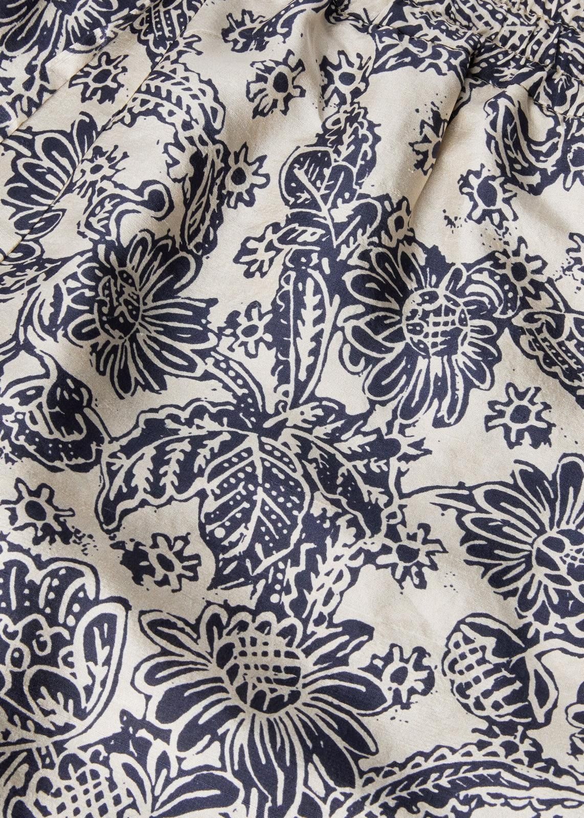Loro Piana o1srvl11e0725 FAO0499 Short-length Short in White/Blue Size 27" / US 4 / IT 40 - 3 Thumbnail