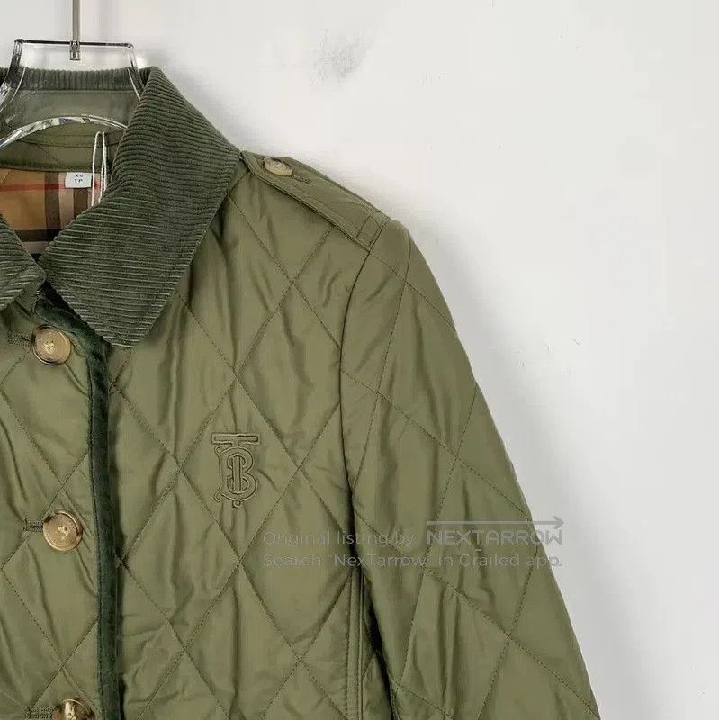 Burberry Burberry Military Green Cotton Jacket for Women. Size XS / US 0-2 / IT 36-38 - 3 Thumbnail