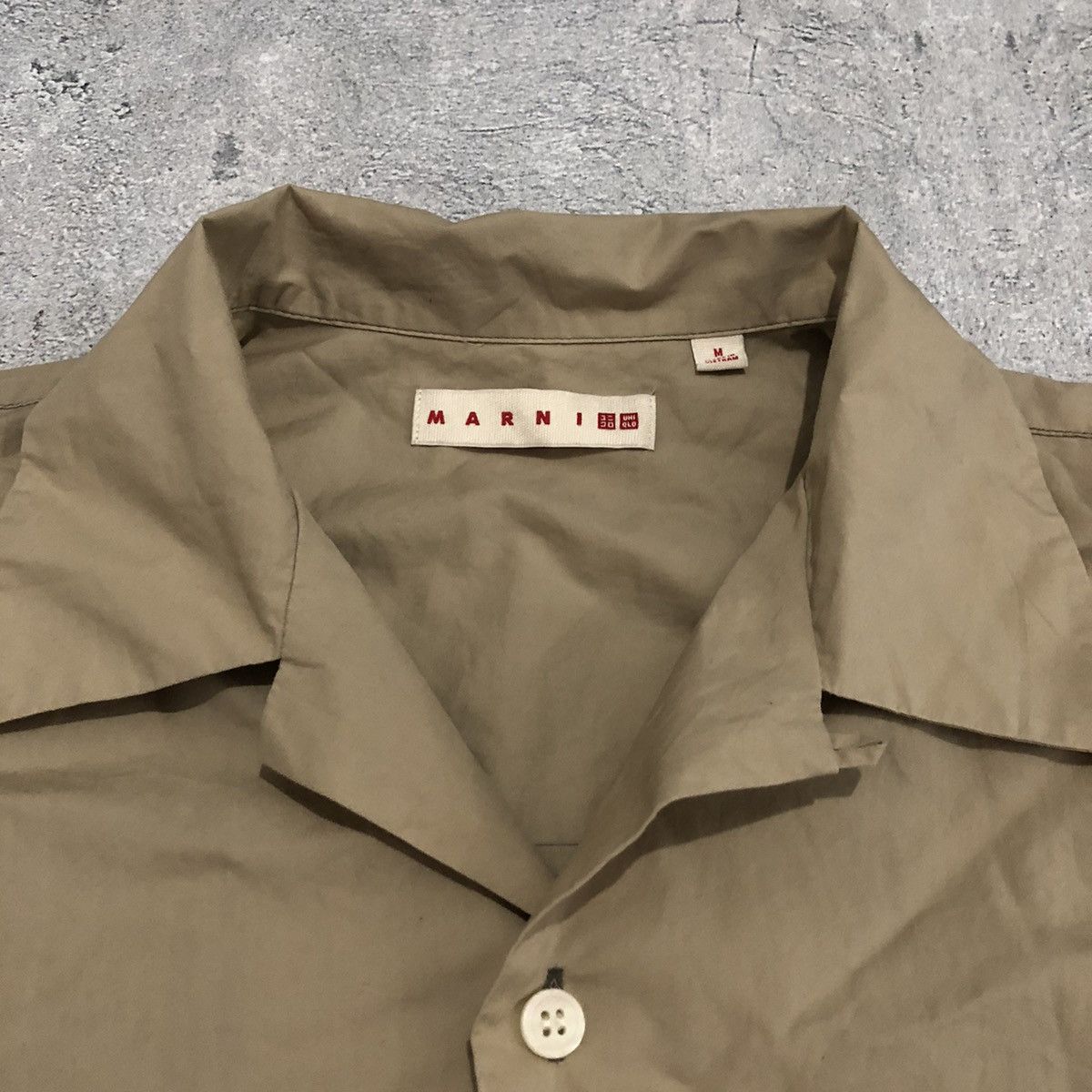 Japanese Brand Marni Uniqlo Oversized Open Collar Shirt Size US M / EU 48-50 / 2 - 3 Thumbnail