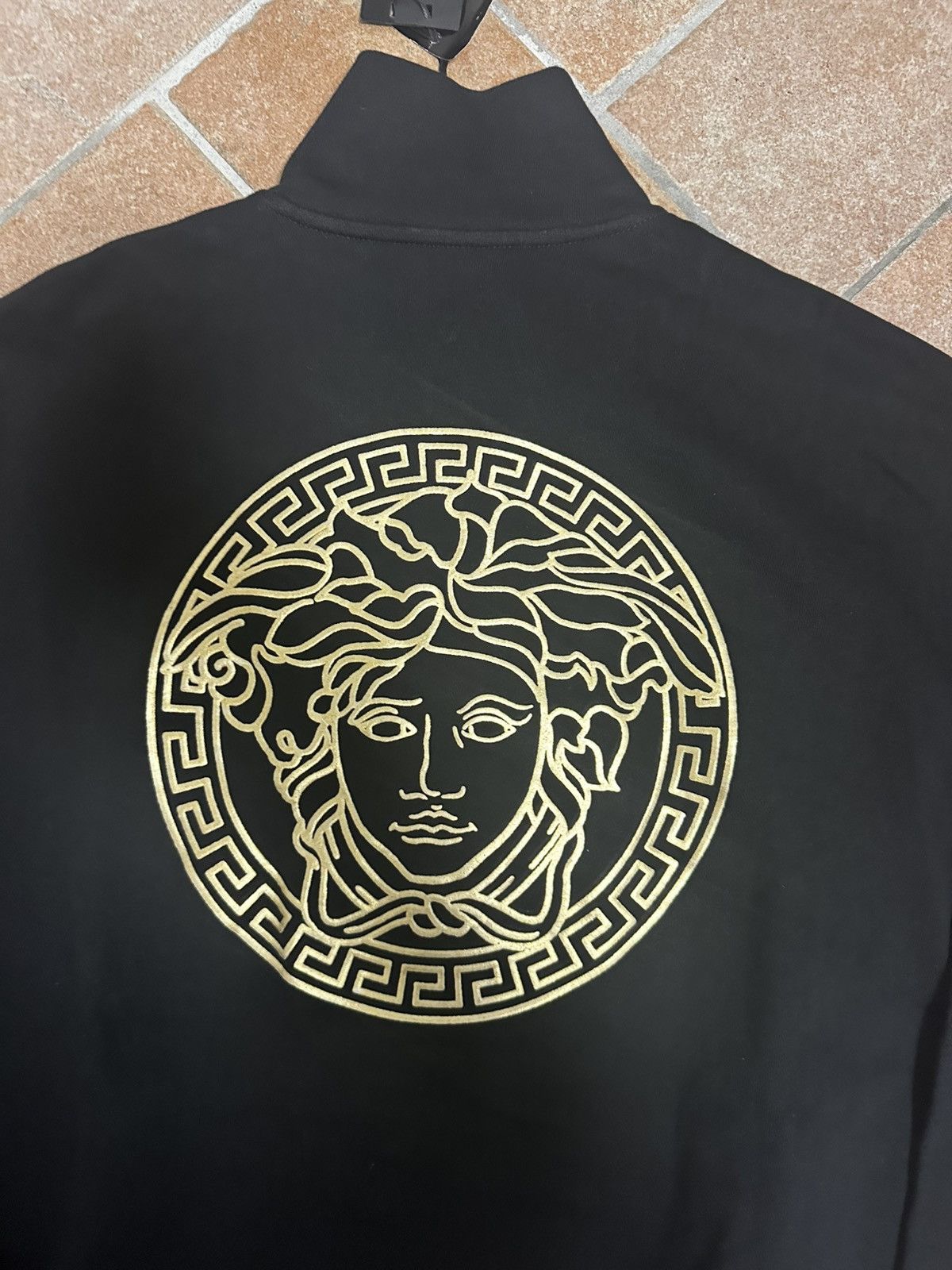 Versace Versace Black Zip Sweatshirt Size US XXL / EU 58 / 5 - 9 Thumbnail