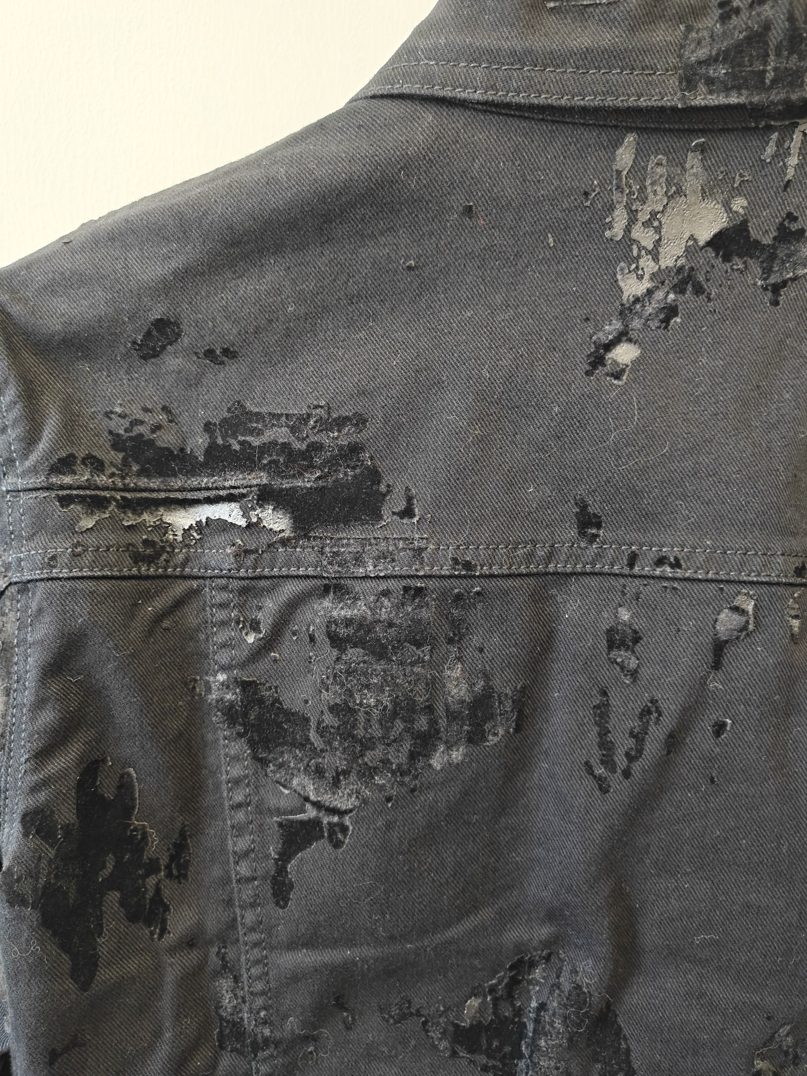 Dior Dior Homme By Hedi Black Distressed Denim Jacket Size 46 Size US S / EU 44-46 / 1 - 5 Thumbnail