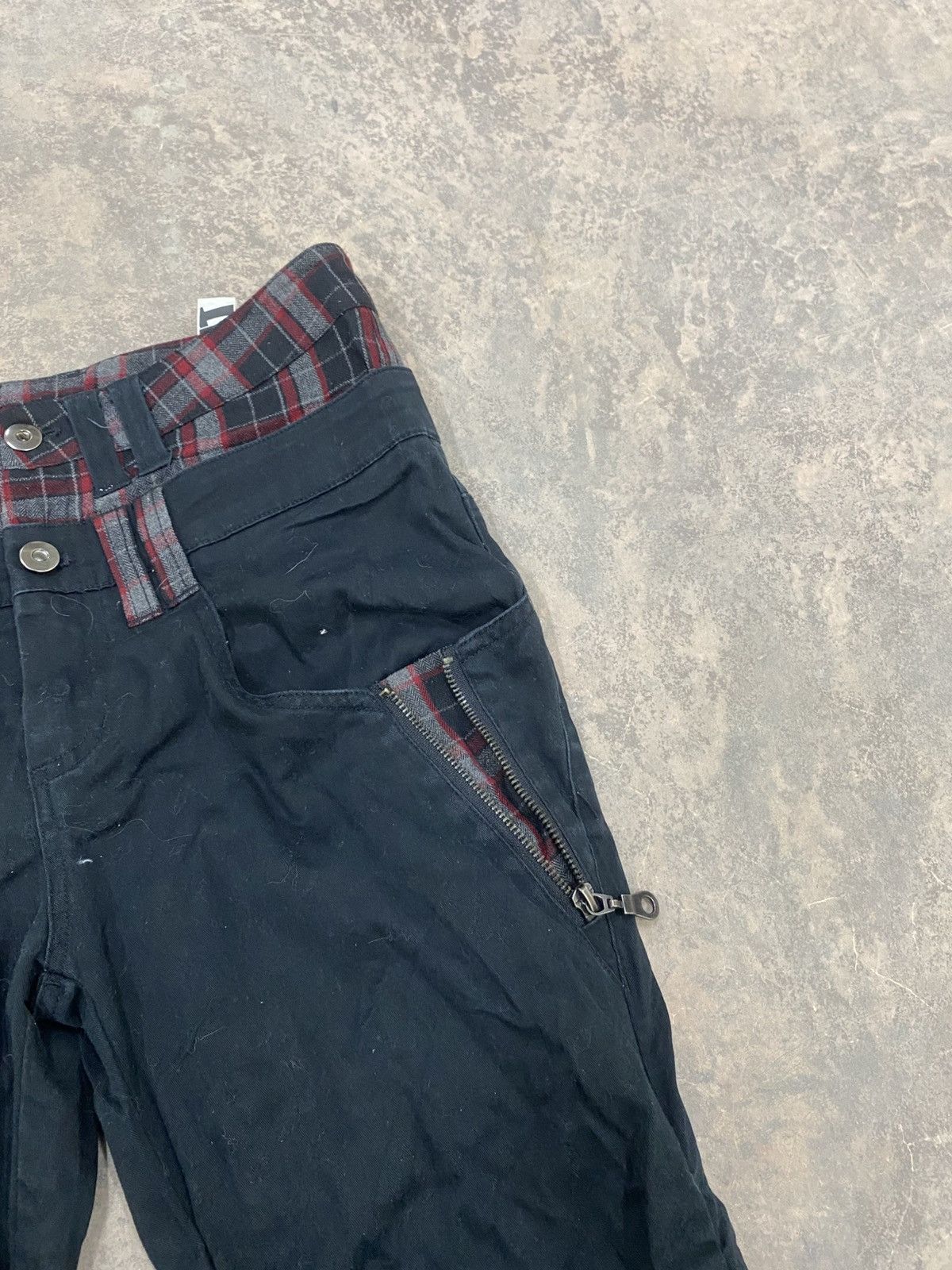 Le Grande Bleu (L.G.B.) 2000s -RagOut Wringkle Punk Skinny Pants Gothic Lgb Hysteric Size US 29 - 9 Thumbnail