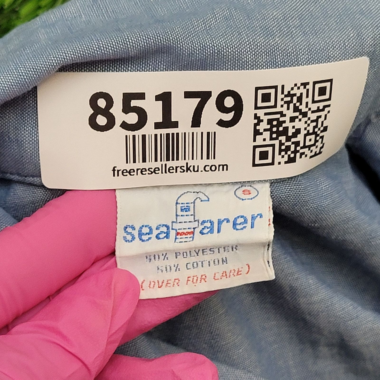 Vintage VTG 80s Seafarer Chambray Button Shirt XS/S 18x27 USA Made Size US S / EU 44-46 / 1 - 6 Thumbnail