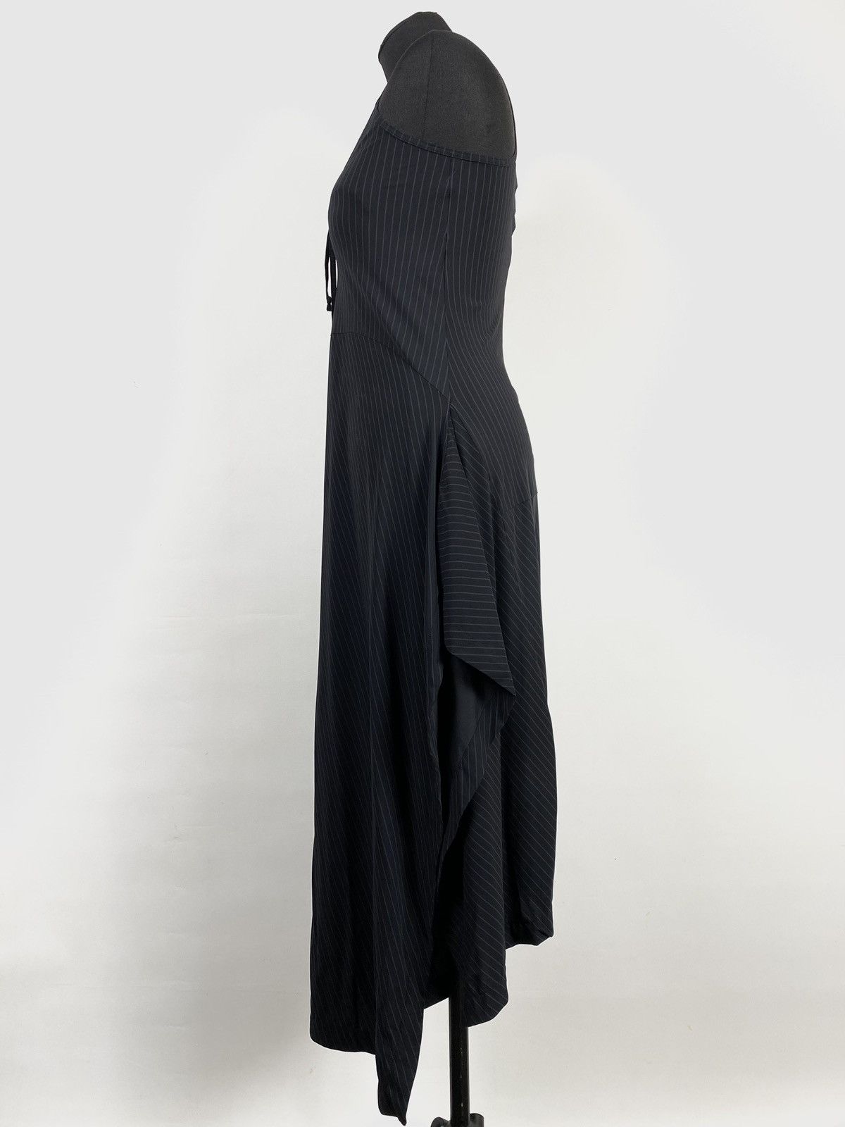 Marithe + Francois Girbaud M+FG Asymmetrical Striped Long Tank Dress Size M / US 6-8 / IT 42-44 - 3 Thumbnail