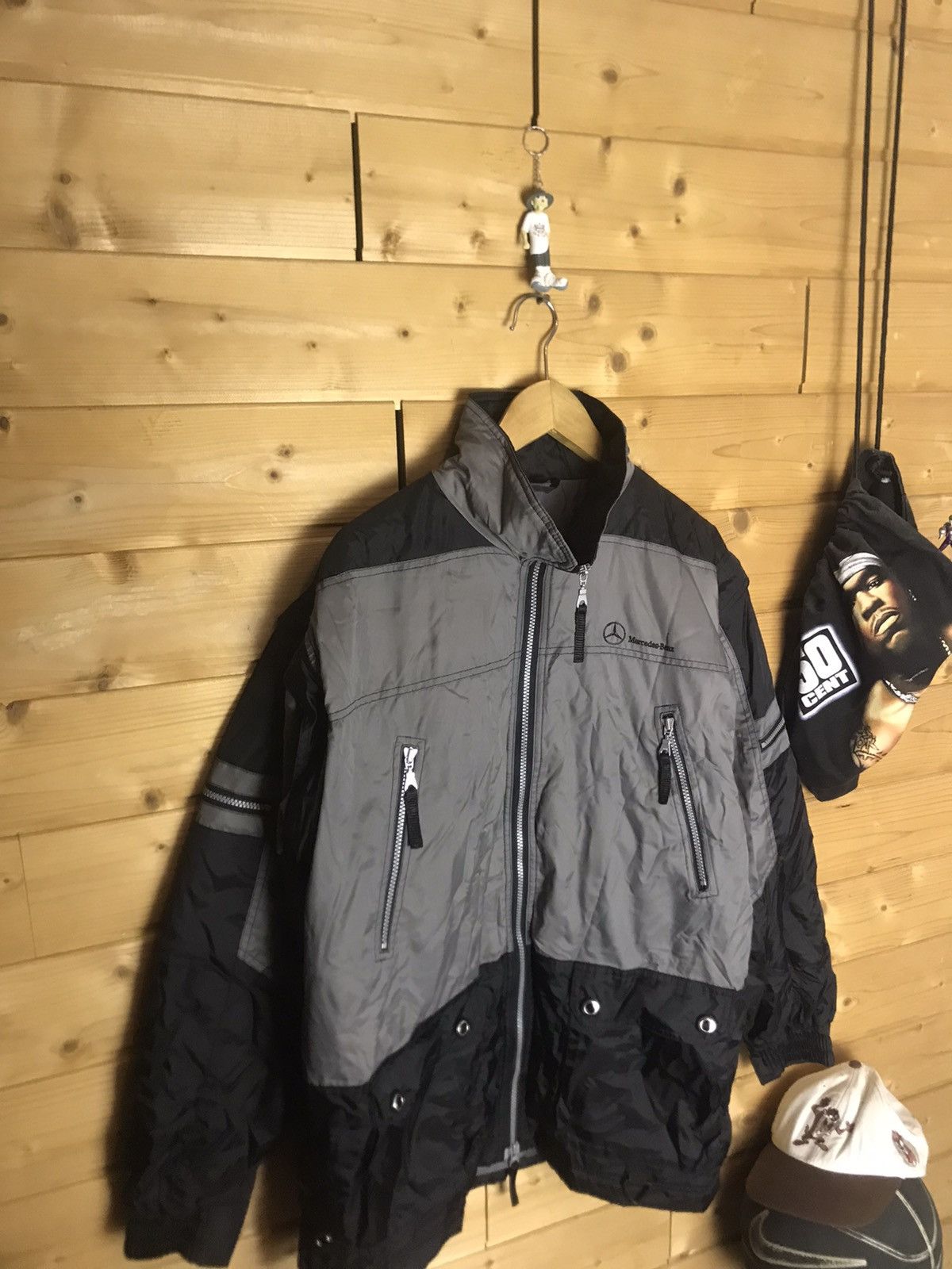 Mercedes-Benz Vintage 90’s Mercedes Benz jacket Size US XL / EU 56 / 4 - 2 Thumbnail
