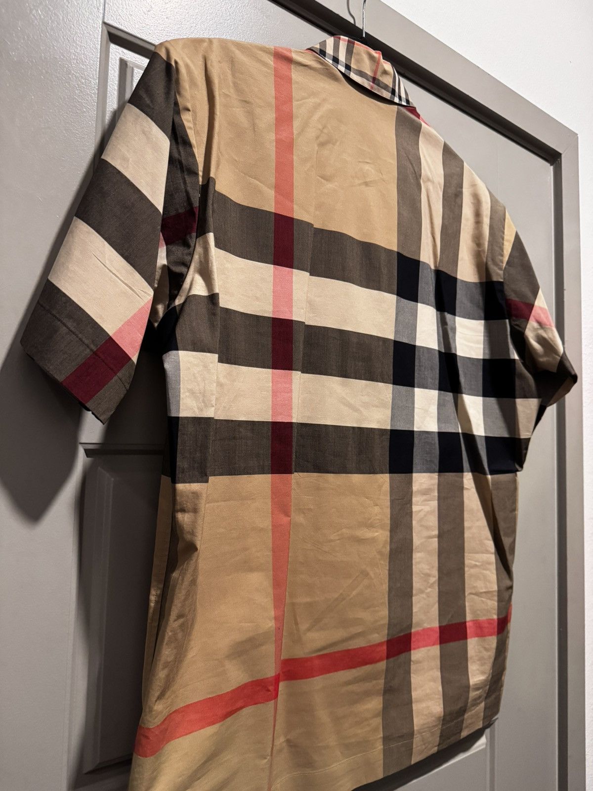 Burberry Beige Check Durham Shirt Size US S / EU 44-46 / 1 - 9 Thumbnail