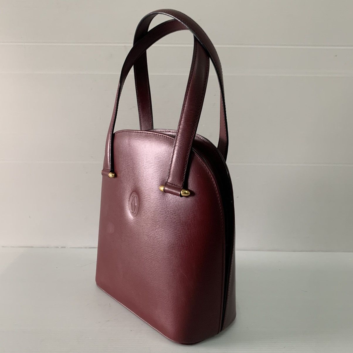 Cartier Cartier Paris Leather Top Handle Pre-Owned Bag Size ONE SIZE - 4 Thumbnail