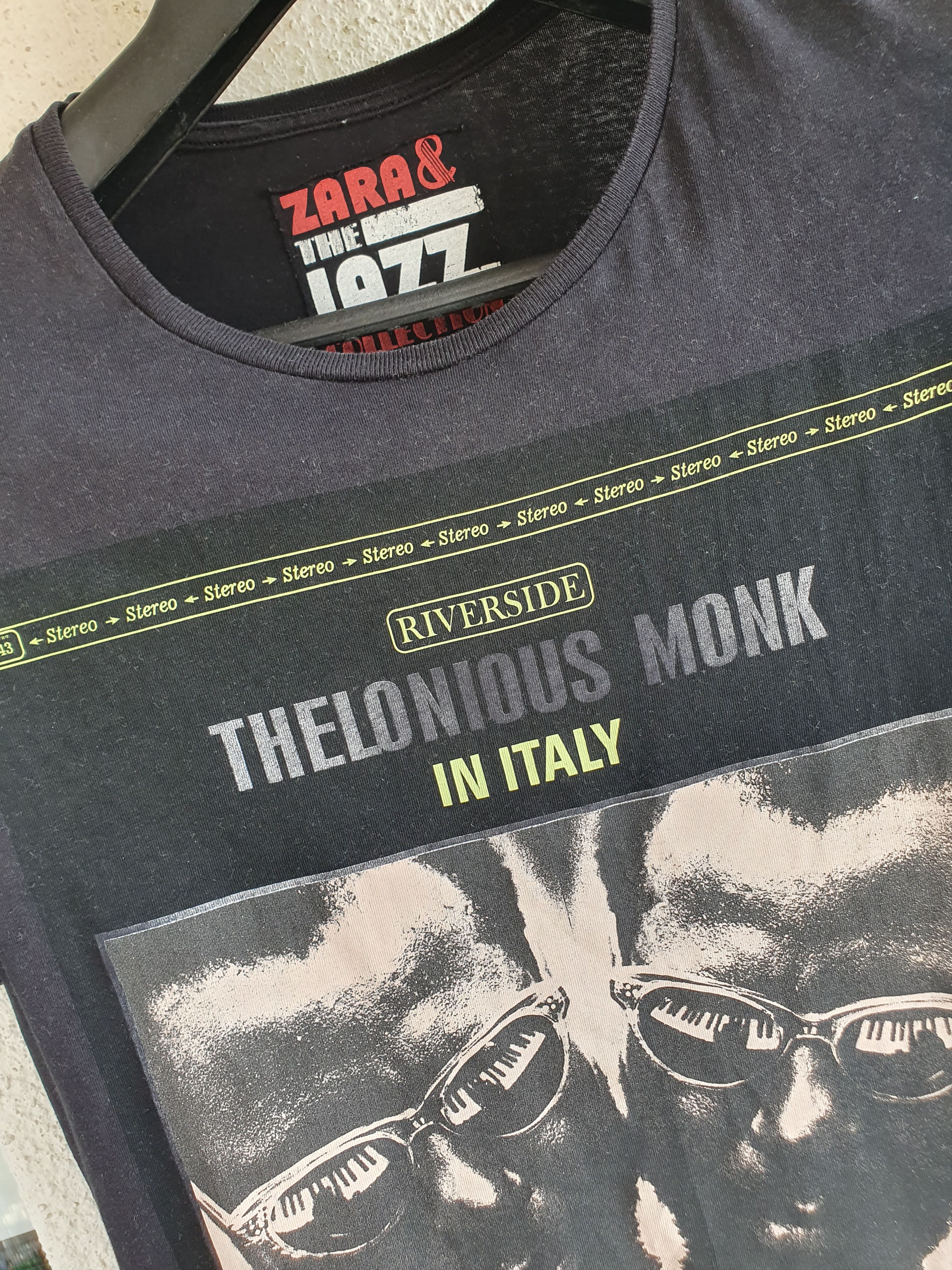 Band Tees × Zara Zara & the Jazz Collection Thelonious Monk 2011 T-shirt Size US M / EU 48-50 / 2 - 5 Thumbnail