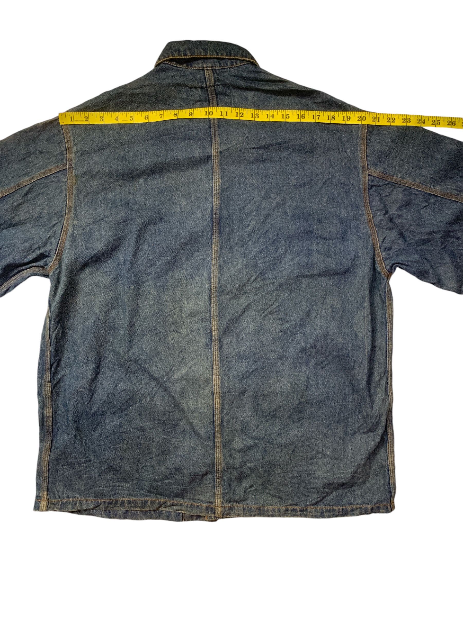 Japanese Brand Rare Design Vintage Machope Chore Denim Jackets Size US L / EU 52-54 / 3 - 11 Thumbnail