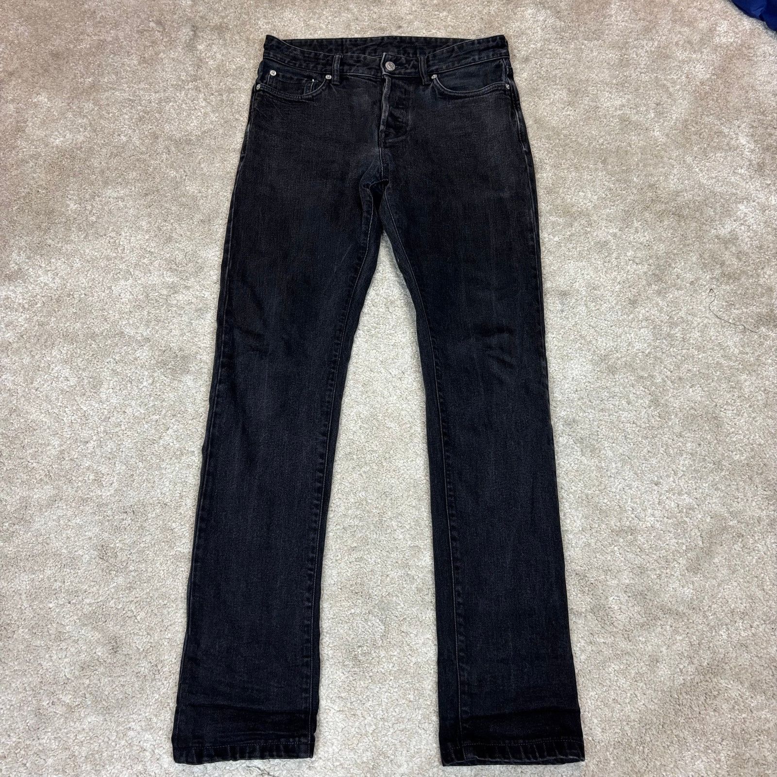 Buck Mason Buck Mason Maverick Slim 13 oz Jeans Men's 31x32.5 Black Size US 31 - 3 Thumbnail
