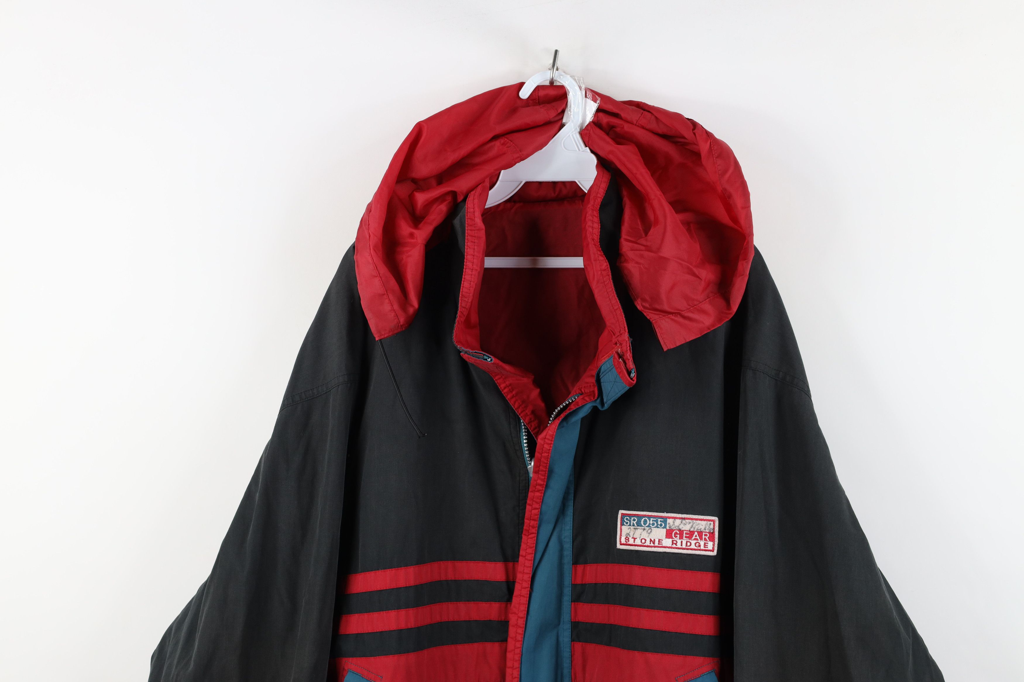Vintage Vintage 90s Streetwear Reversible Hooded Sailing Jacket Size US XL / EU 56 / 4 - 2 Thumbnail