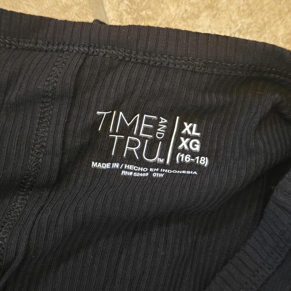 Designer Black Trim Detailed T&T Short Sleeve Size XL / US 12-14 / IT 48-50 - 4 Thumbnail