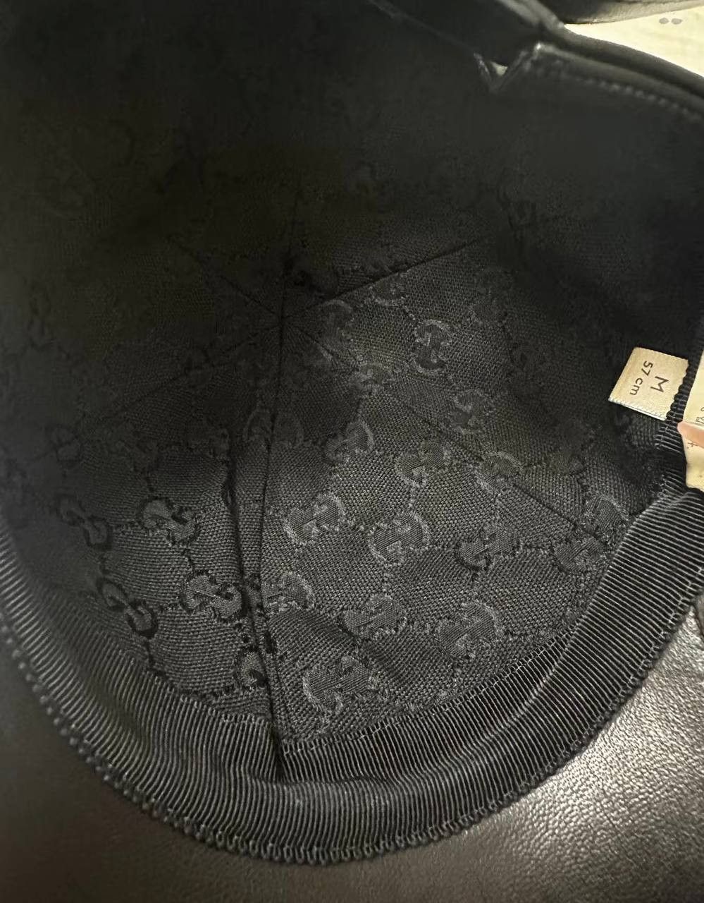 Gucci This black leather Gucci baseball cap is brand Size ONE SIZE - 5 Thumbnail
