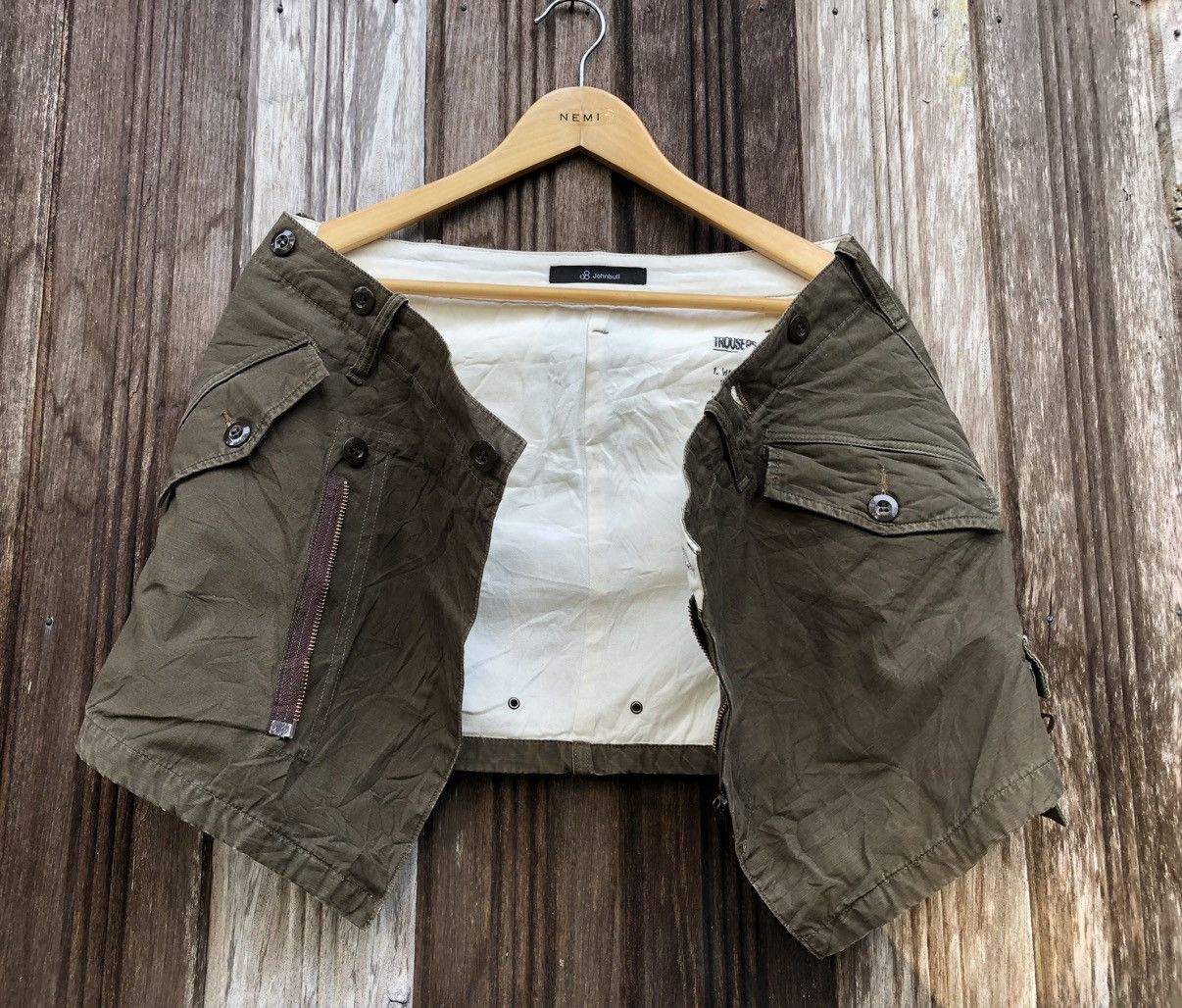 Johnbull Japanese Johnbull Kojima Japan Military Cargo Skirt Size 30" / US 8 / IT 44 - 2 Thumbnail