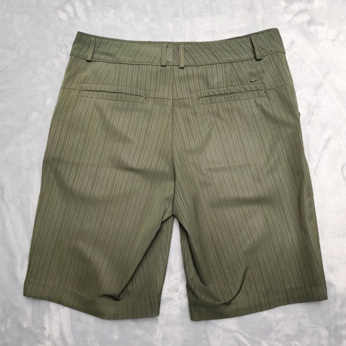 Nike Nike Golf Shorts Womens 6 Green Chino Fit Dry Flat Front Performance Size 28" / US 6 / IT 42 - 7 Thumbnail