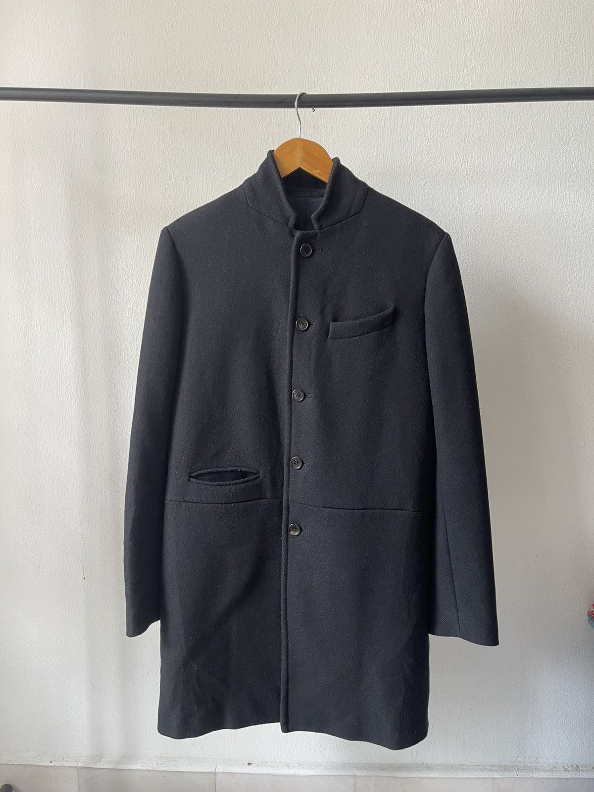 Neil Barrett Neil Barret Long Coat Mandarin Collar Size US M / EU 48-50 / 2 - 1 Thumbnail