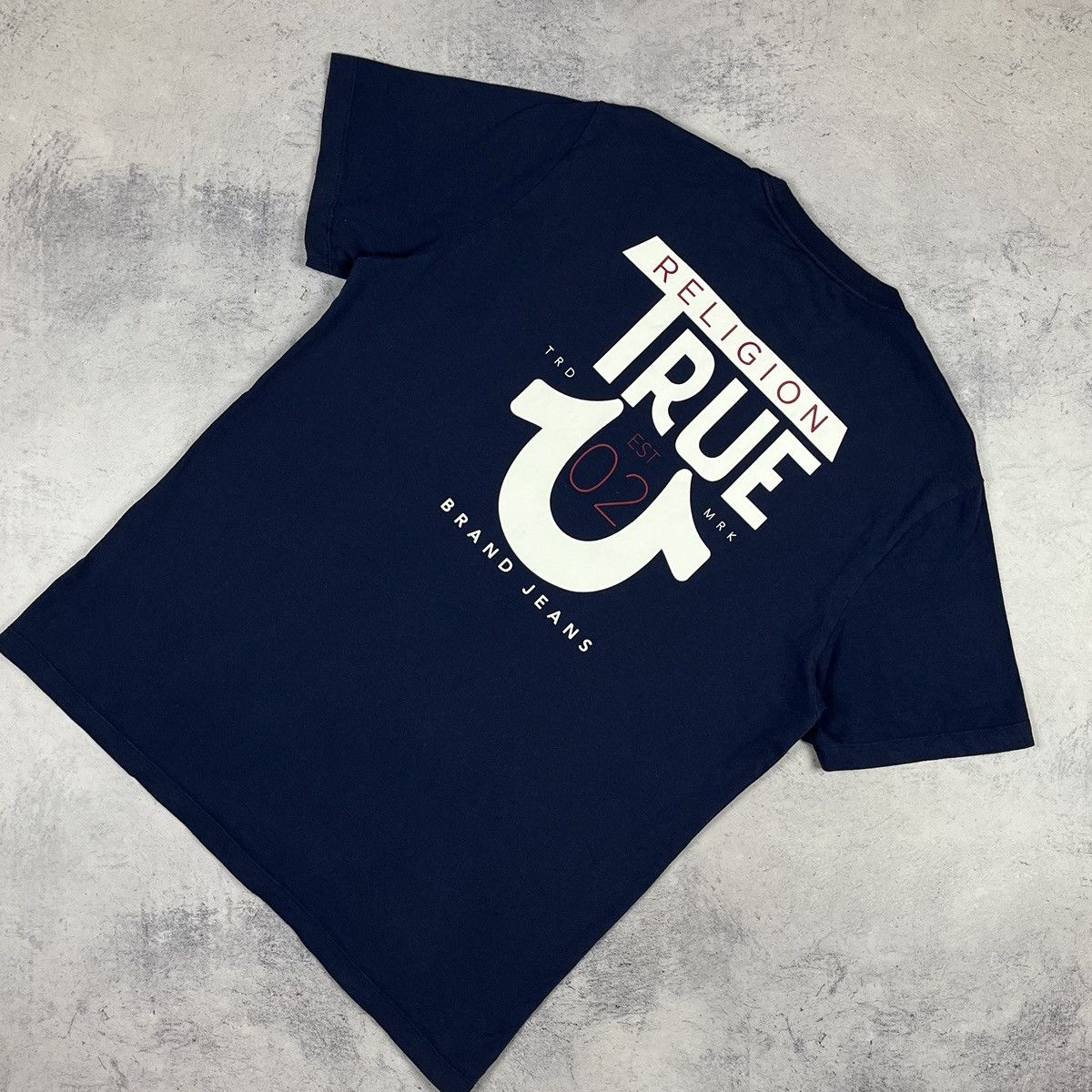 Vintage True Religion y2k japanese big logo tee 90's - Short
