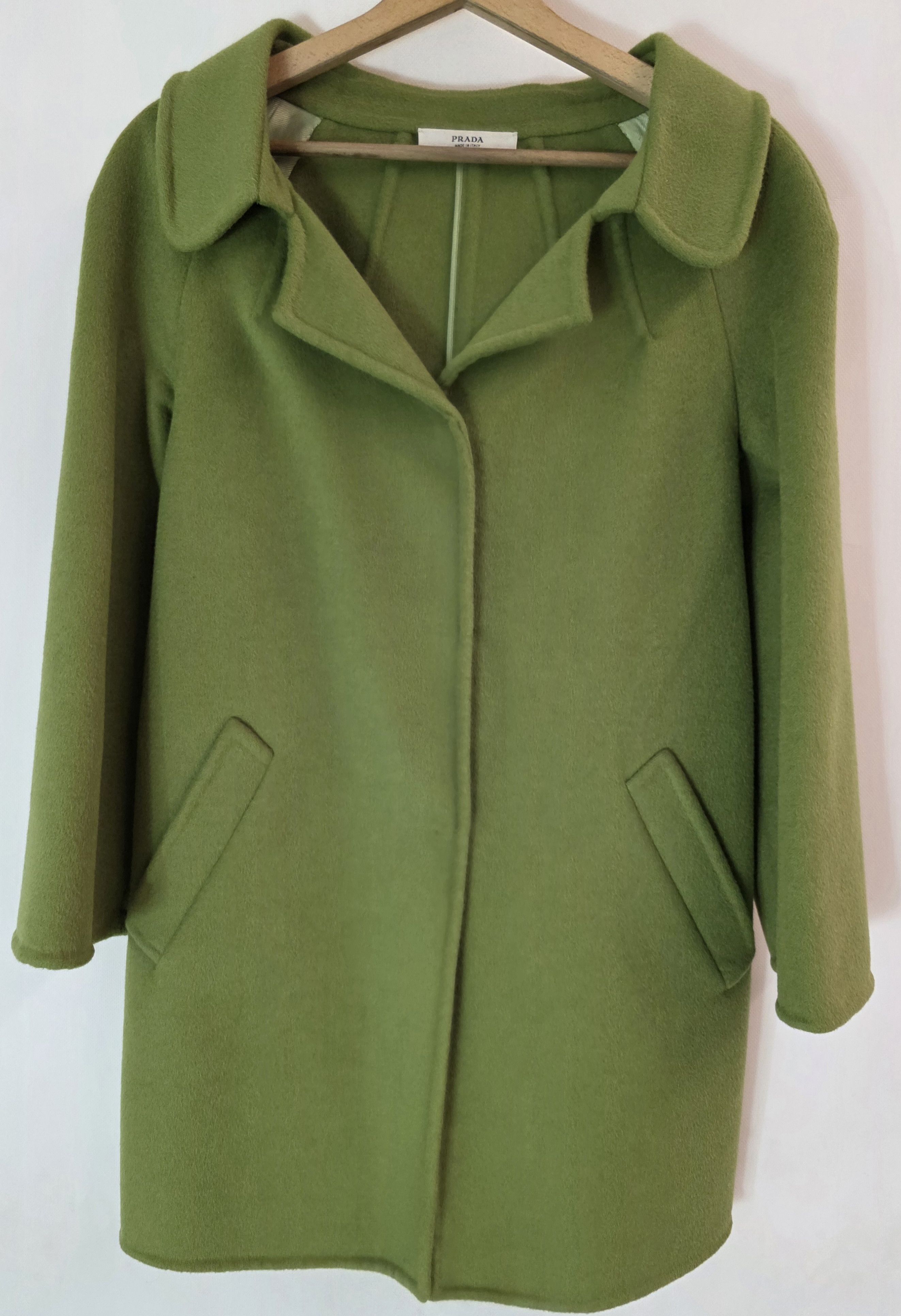 Prada PRADA Vintage Virgin Wool Angora Green Coat perfect conditio Size M / US 6-8 / IT 42-44 - 5 Thumbnail