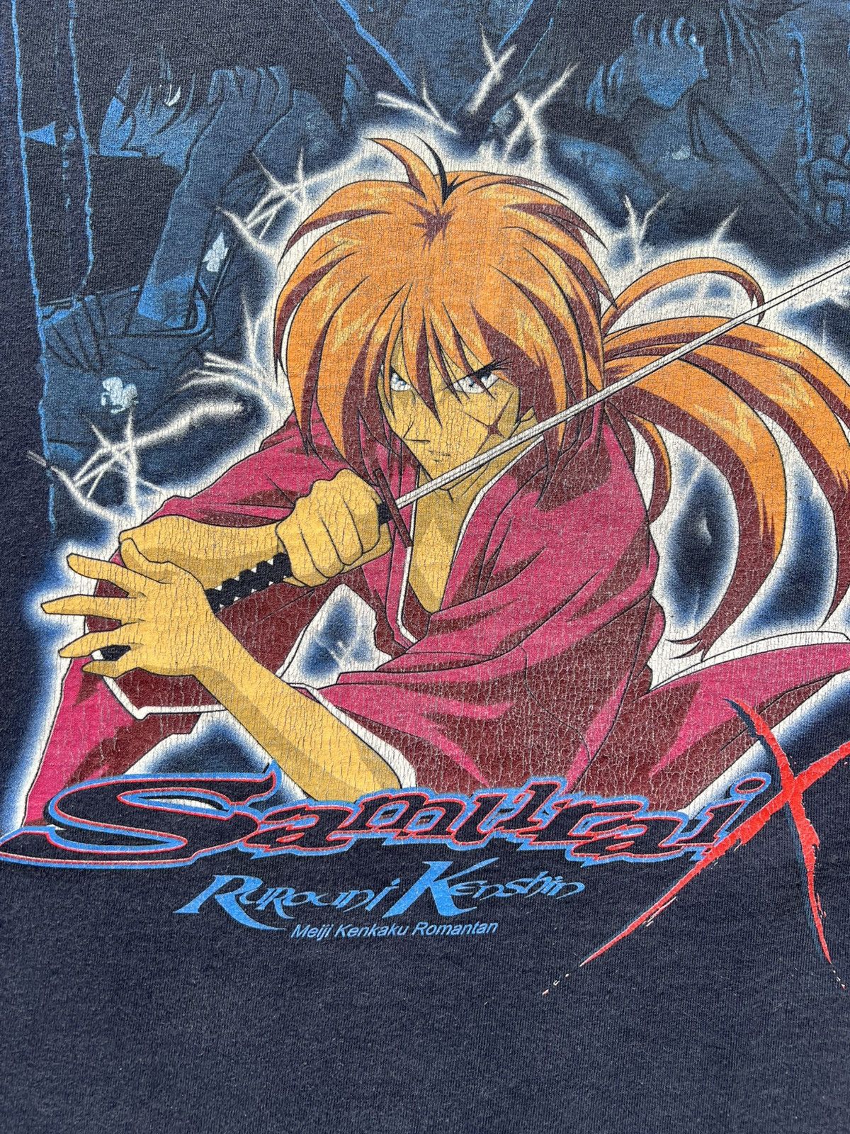 Cartoon Network × ODM × Vintage VTG ‘00s Y2K Rurouni Kenshin Samurai X Anime Tee Shirt Akira Size US L / EU 52-54 / 3 - 6 Thumbnail