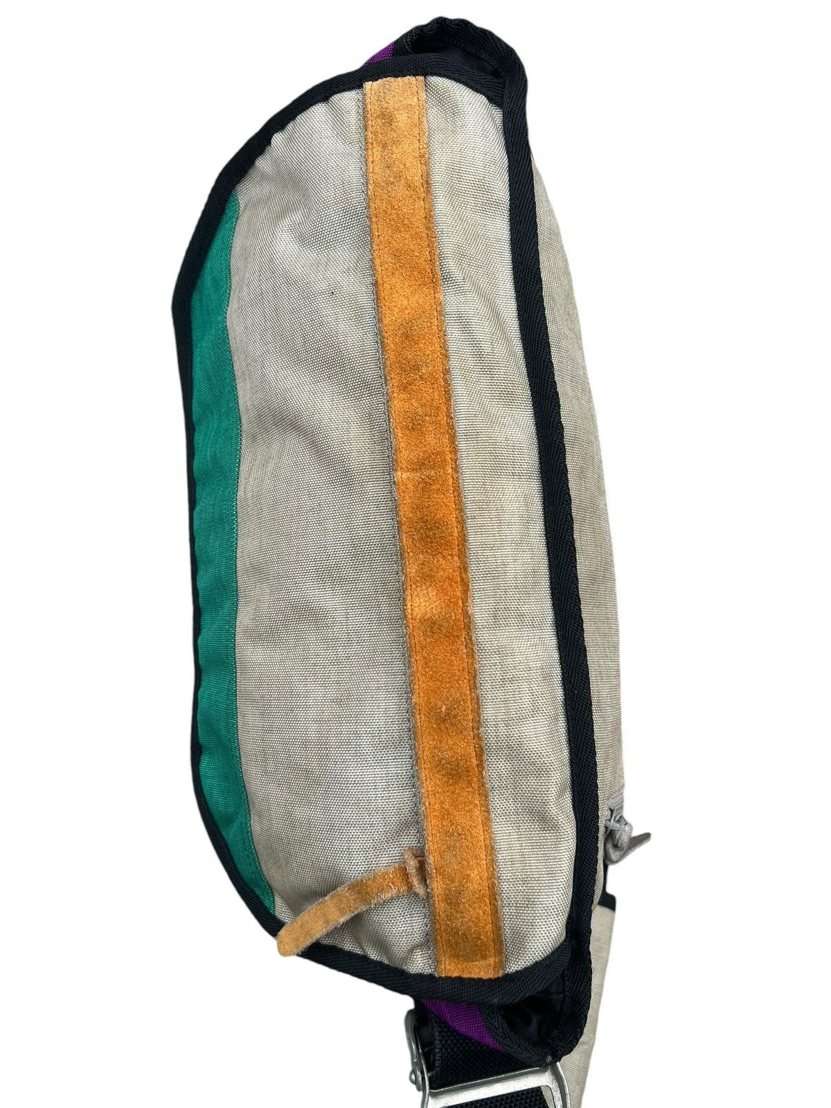 Leather × MasterPiece Vintage Masterpiece Japan Nylon Leather Messenger Bag Size ONE SIZE - 19 Thumbnail