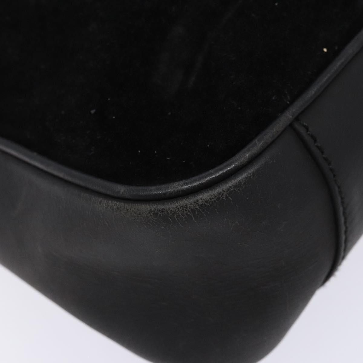 Gucci GUCCI Bamboo Shoulder Bag Suede Black Gold 001 3754 001 3754 Size ONE SIZE - 13 Thumbnail