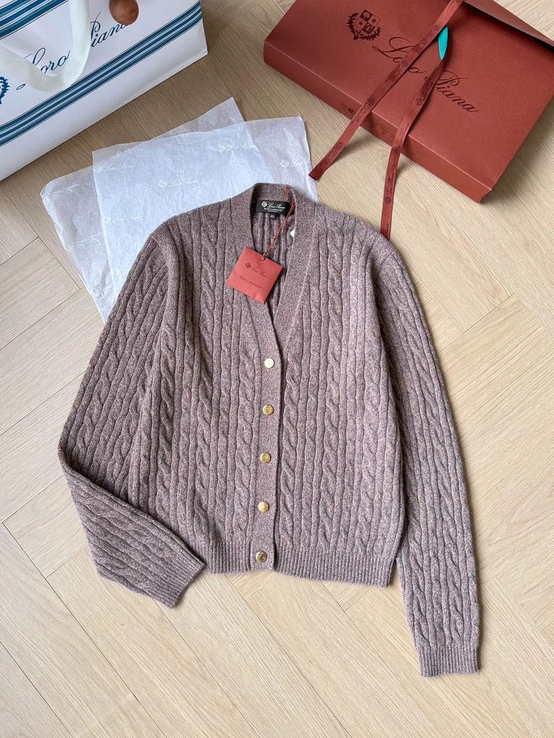 Loro Piana Loro Piana Women's Cashmere Cardigan Size US L / EU 52-54 / 3 - 1 Thumbnail