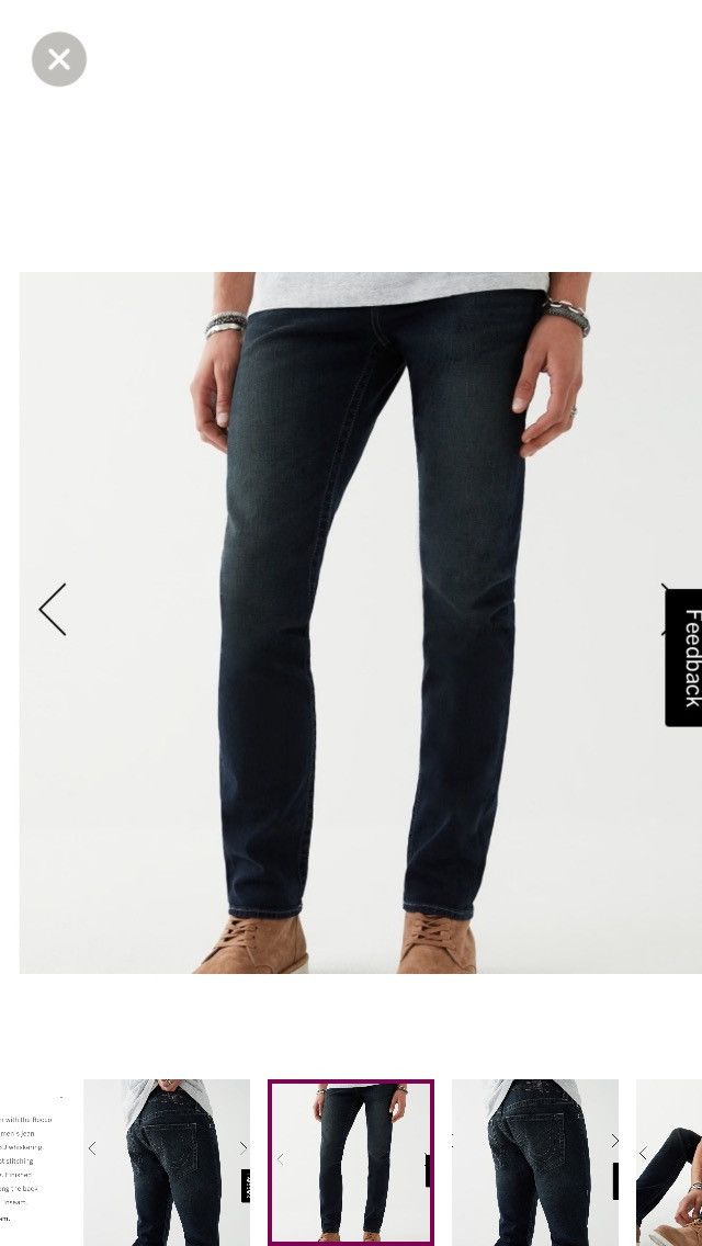 True Religion True Religion Rocco Relaxed Skinny Jeans 31 Size US 31 - 7 Thumbnail