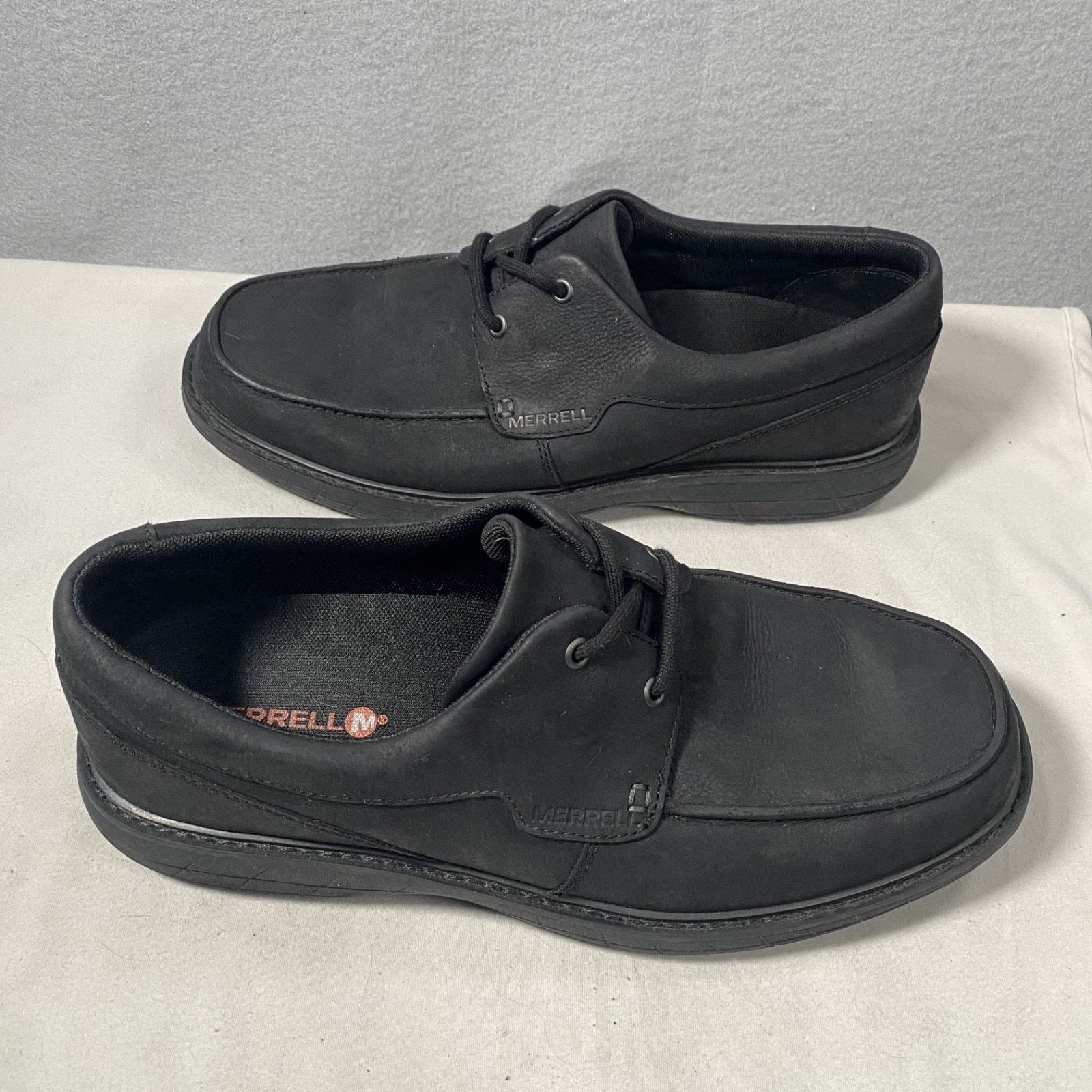 Merrell Merrell World Vue Oxford Black Leather Shoes Men's 9.5 Size US 9.5 / EU 42-43 - 4 Thumbnail