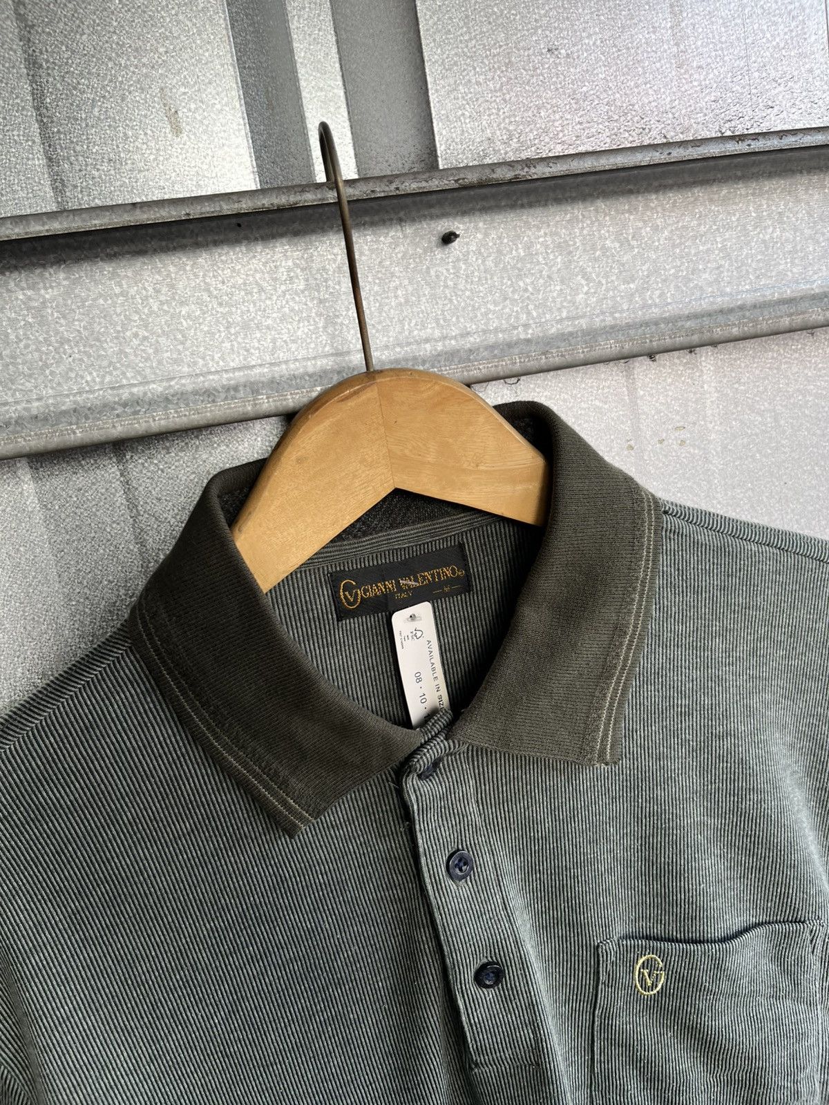 Gianni Valentino Gianni valentino long sleeve polo shirt Size US M / EU 48-50 / 2 - 4 Thumbnail