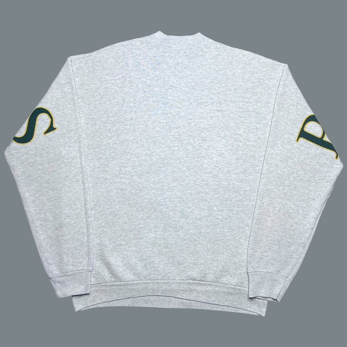 NFL × Vintage 1992 NFL Green Bay Packers Big Print 3D Spell Out Sweatshir Size US XL / EU 56 / 4 - 4 Thumbnail