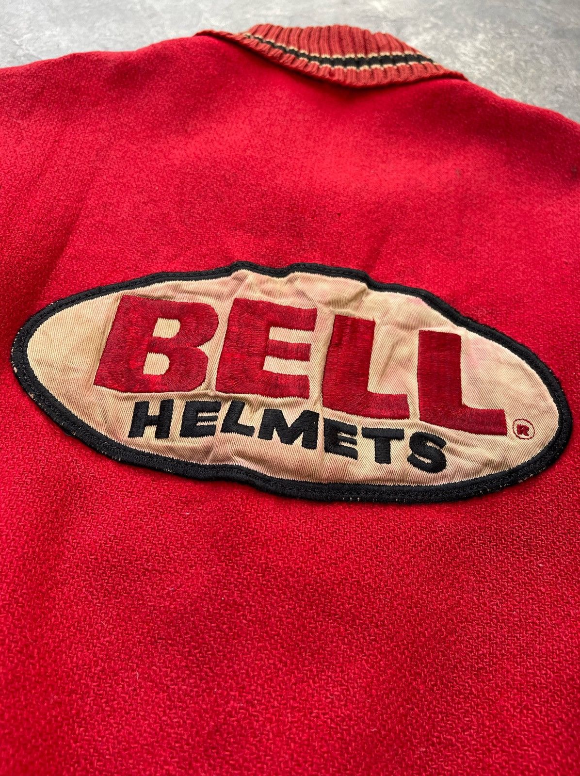 Vintage 🔥VINTAGE 70s BELL HELMETS VARSITY JACKET Size US M / EU 48-50 / 2 - 16 Thumbnail