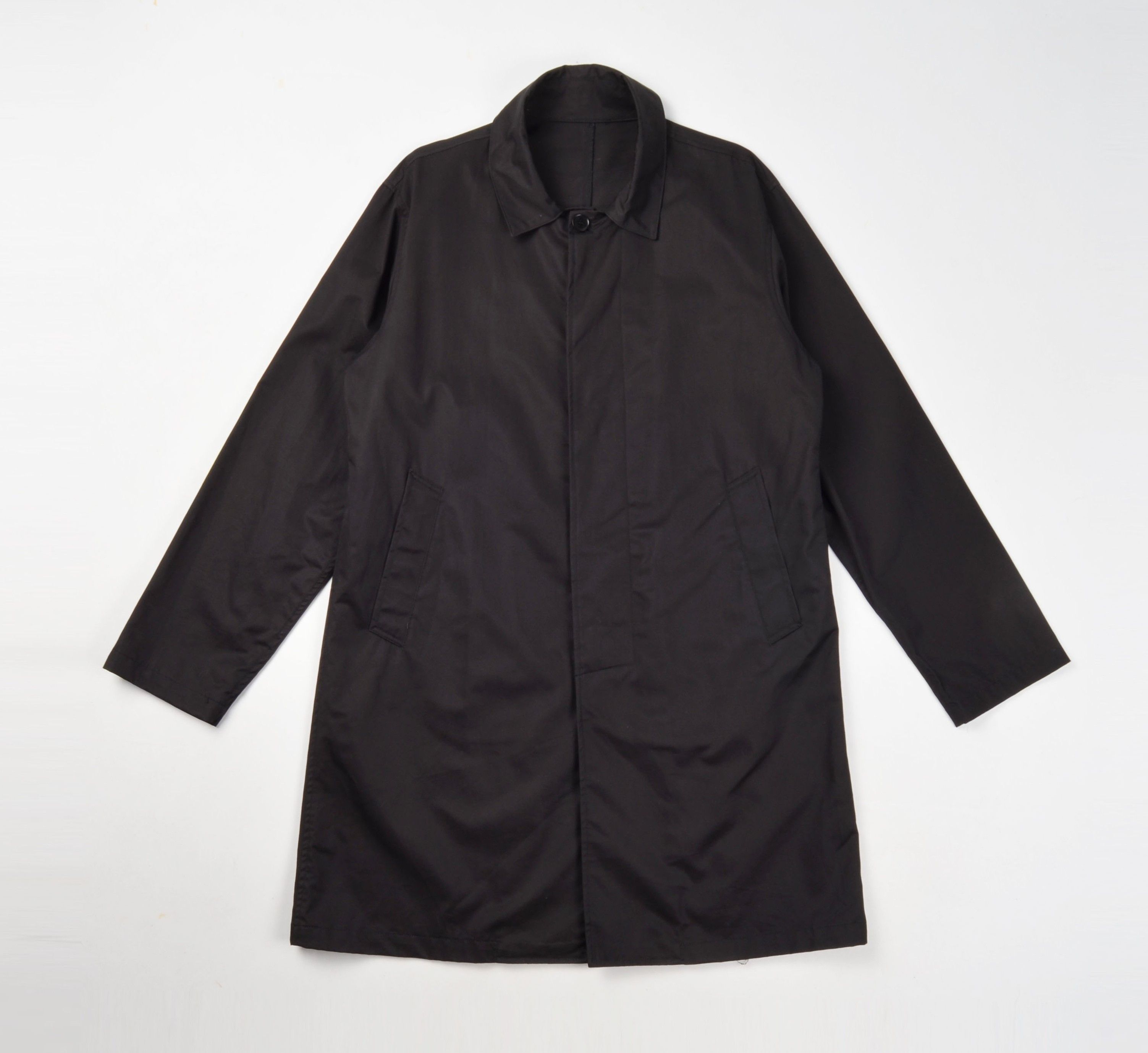 Carven Carven Men's Balck Casual Long Trench Coat Size US M / EU 48-50 / 2 - 1 Thumbnail