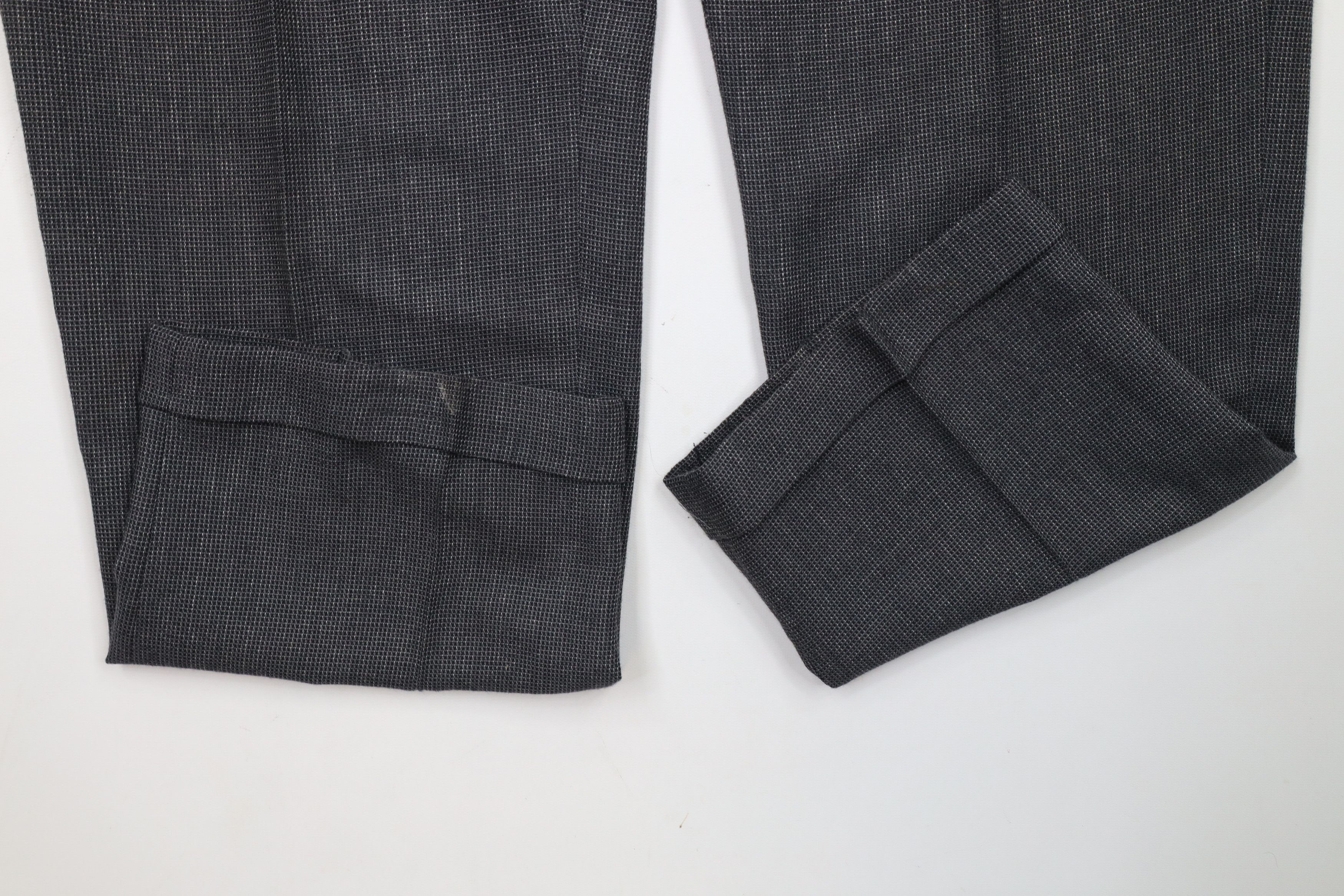 Vintage Vintage 90s Streetwear Pleated Cuffed Wide Leg Chino Pants Size US 38 / EU 54 - 5 Thumbnail