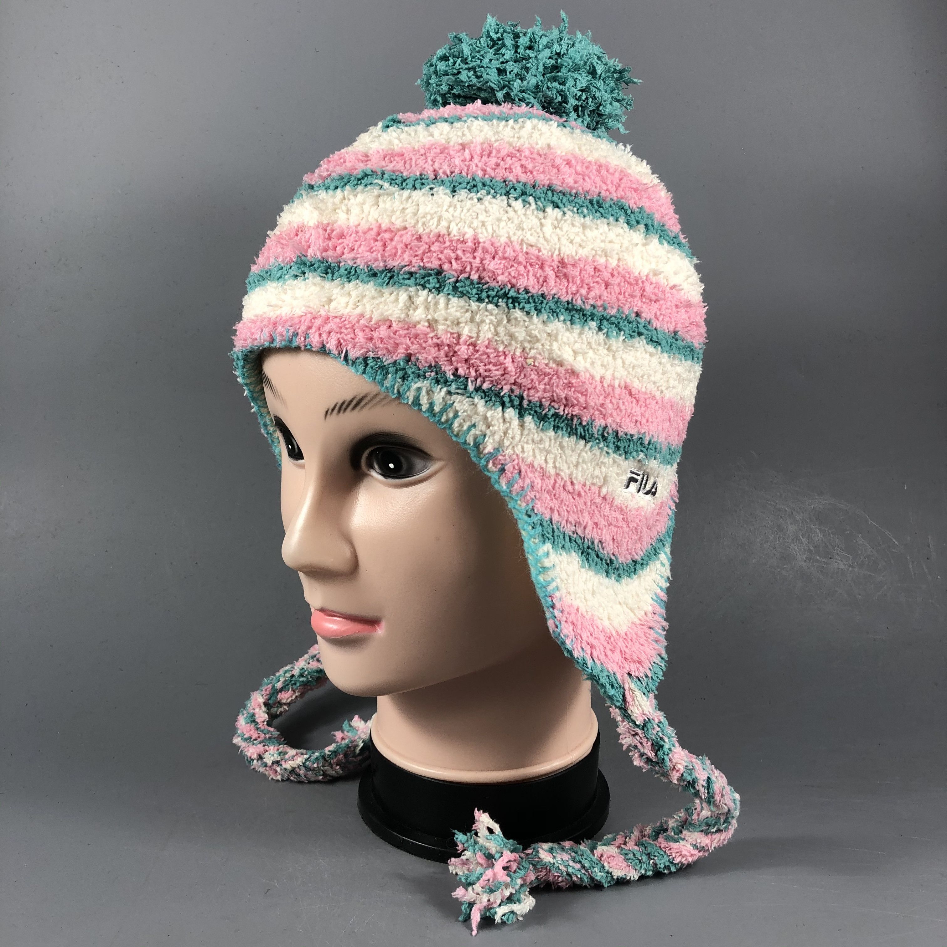 Fila × Japanese Brand Fila Stripe Earflap Beanie Size ONE SIZE - 2 Thumbnail