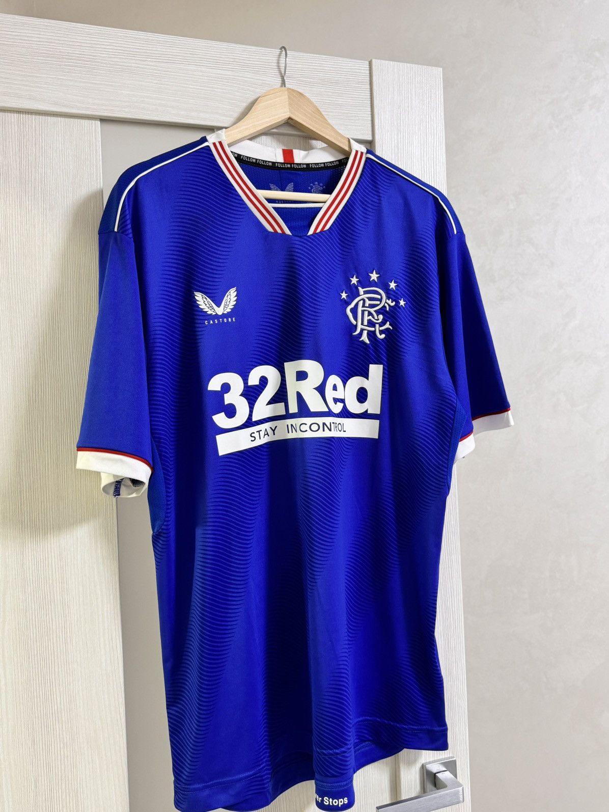 Chelsea Soccer × Vintage Vintage Rangers 2020/21 Football Shirt Soccer Jersey blockor Size US XL / EU 56 / 4 - 2 Thumbnail