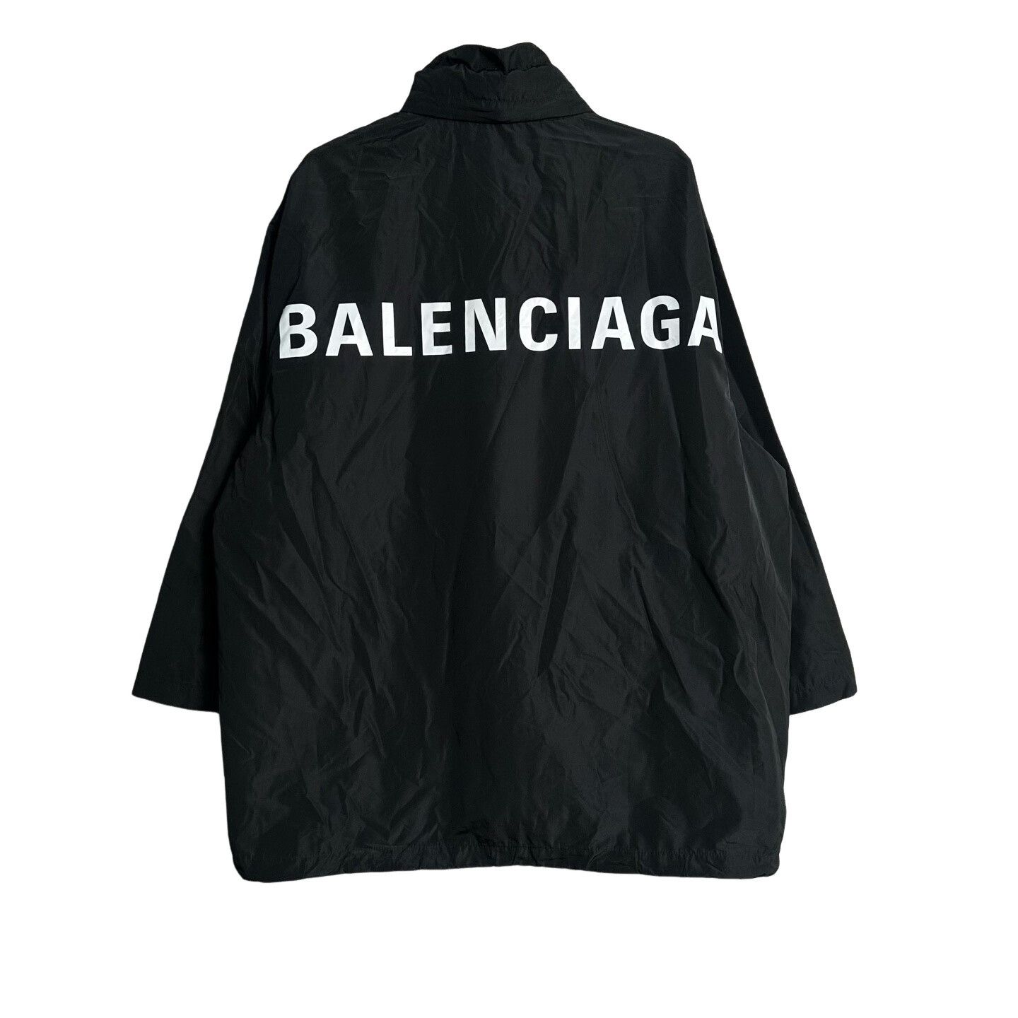 Balenciaga Balenciaga Back Logo Oversized Raincoat Size 34 Size XS / US 0-2 / IT 36-38 - 1 Thumbnail