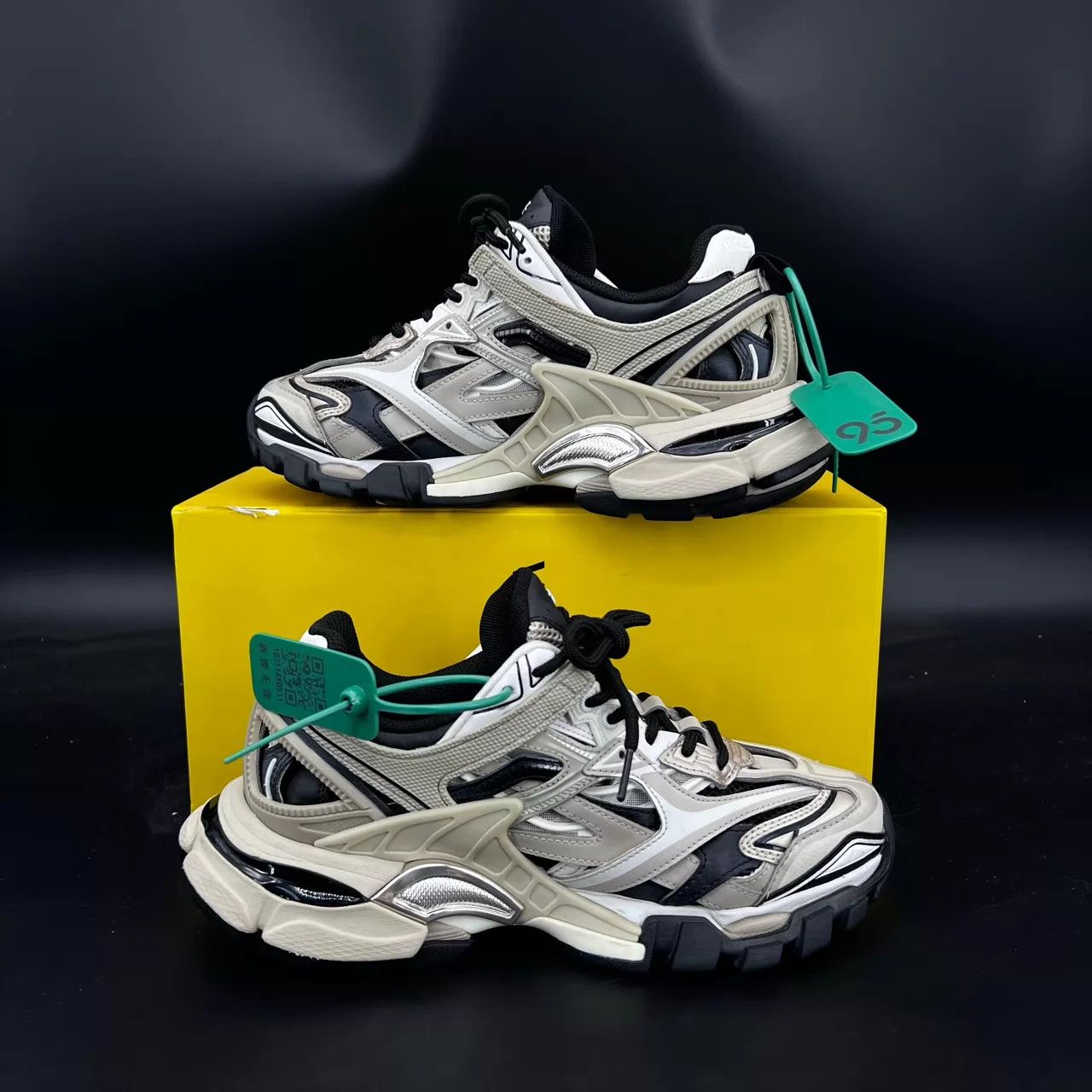Balenciaga Balenciaga Track 2 Black & Gray 36 Mint Box Size US 5.5 / IT 35.5 - 3 Thumbnail