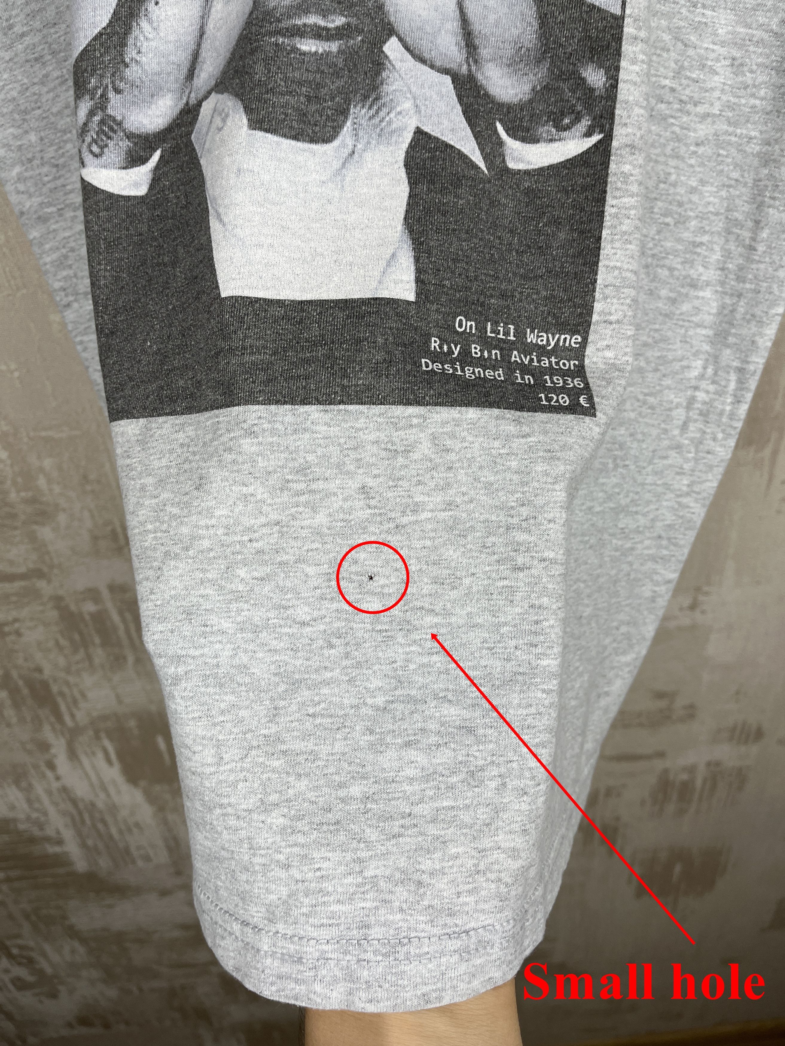 Hype Means Nothing Hype Means Nothing Lil Wayne T-shirt Size fits to S-M Gray Size US S / EU 44-46 / 1 - 5 Thumbnail