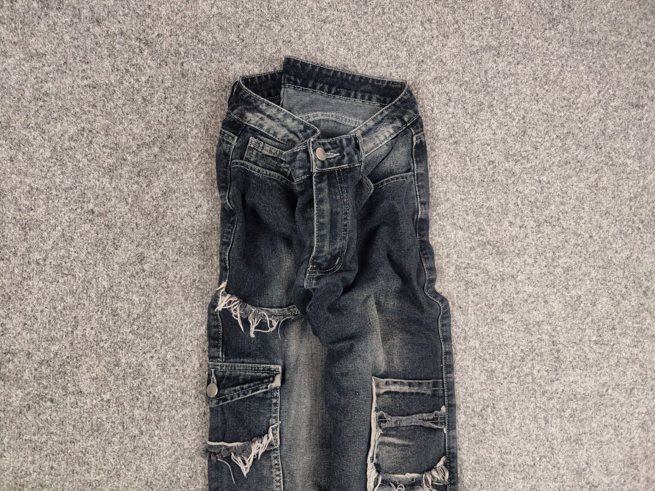 If Six Was Nine Vtg Japan If six was nine l.g.b Style Cargo Denim Jeans Size US 32 / EU 48 - 5 Thumbnail