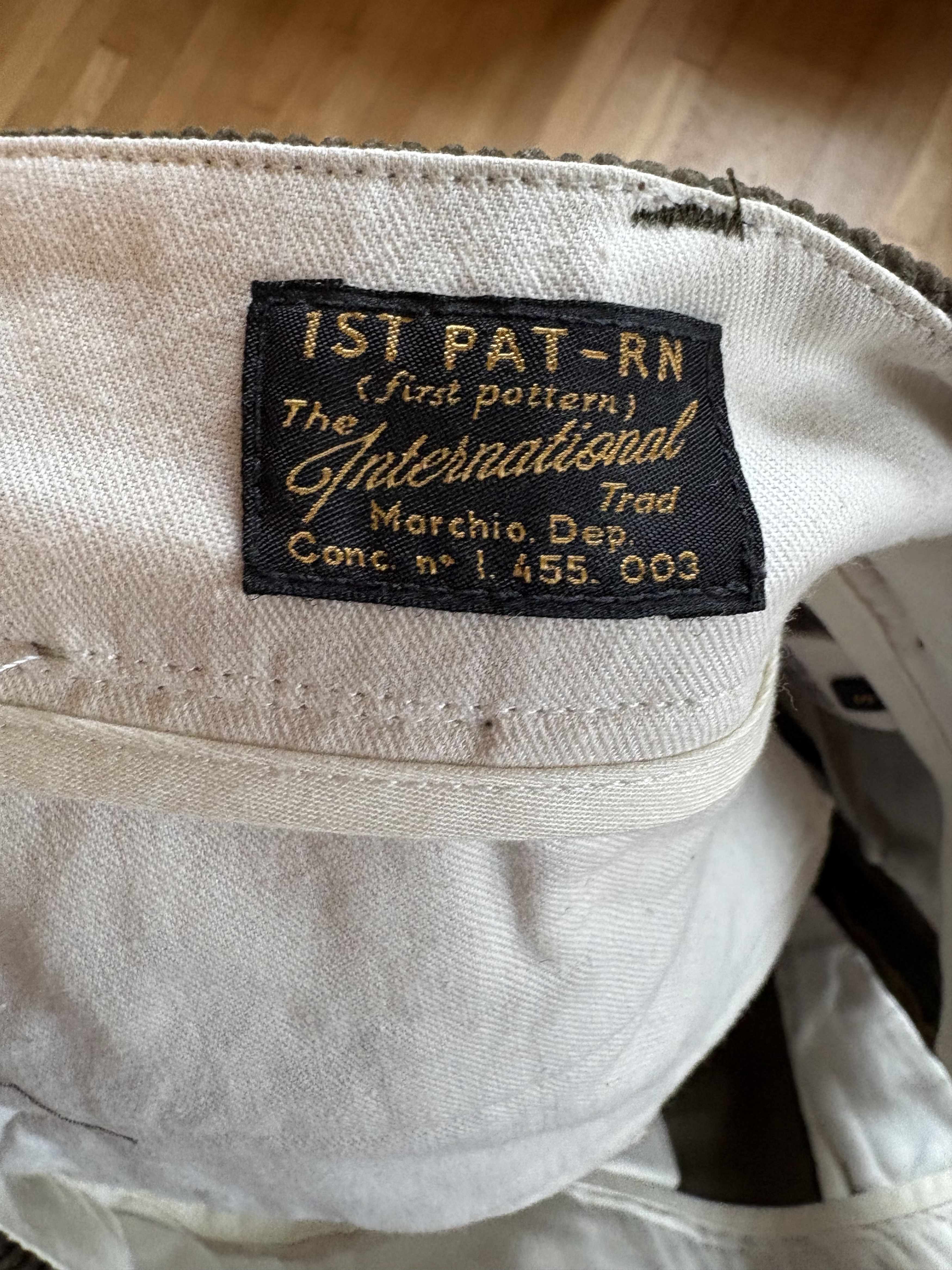 1ST PAT-RN IST PAT-RN Green Corduroy Pants Cotton Straight Leg Size S Size US 30 / EU 46 - 3 Thumbnail