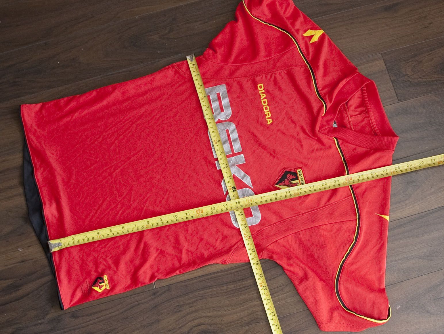 Diadora Watford F.C Jersey Size S Diadora Size US S / EU 44-46 / 1 - 6 Thumbnail
