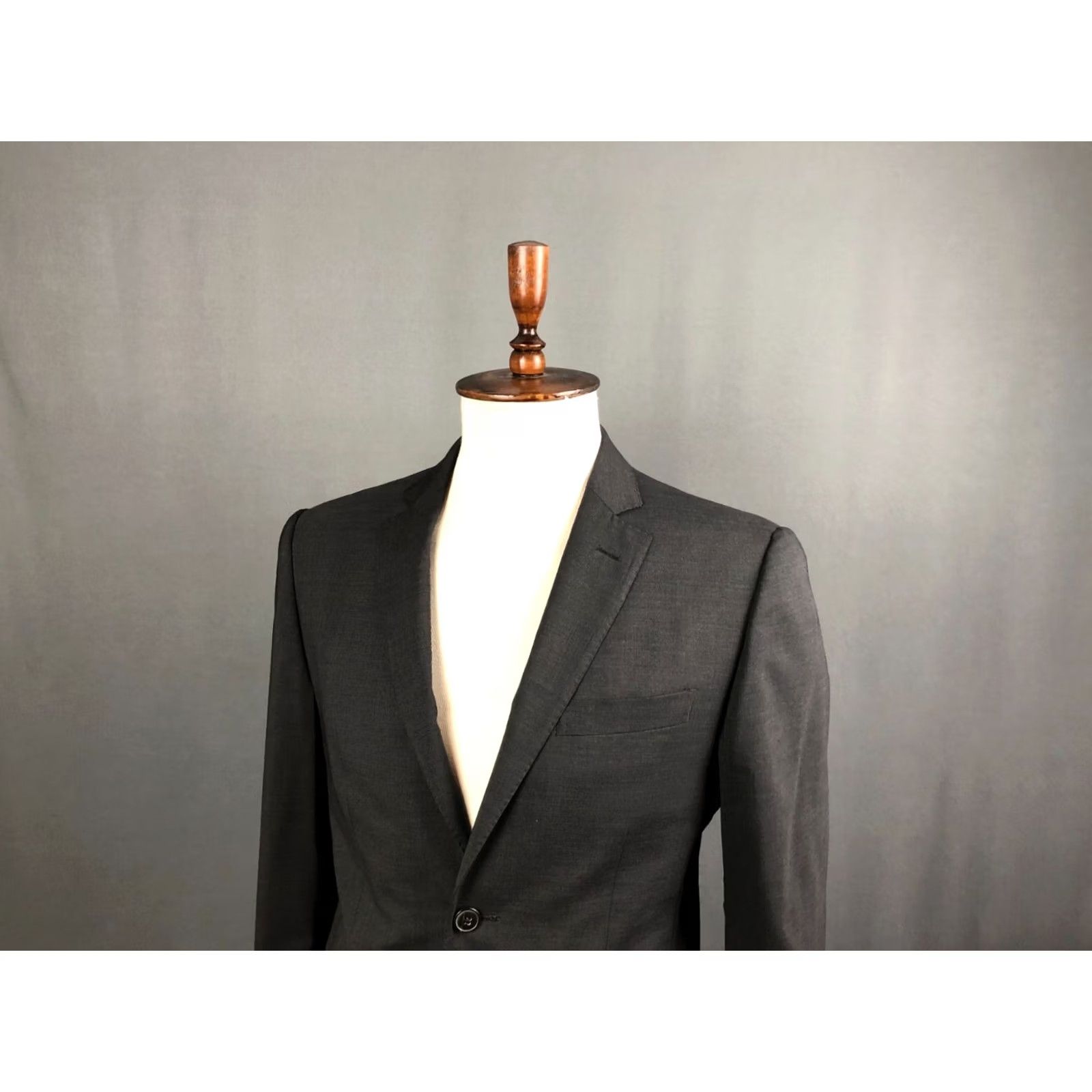 Pal Zileri Pal Zileri Lab Blazer Wool Dark Gray Men Size 50 Size 50R - 4 Thumbnail