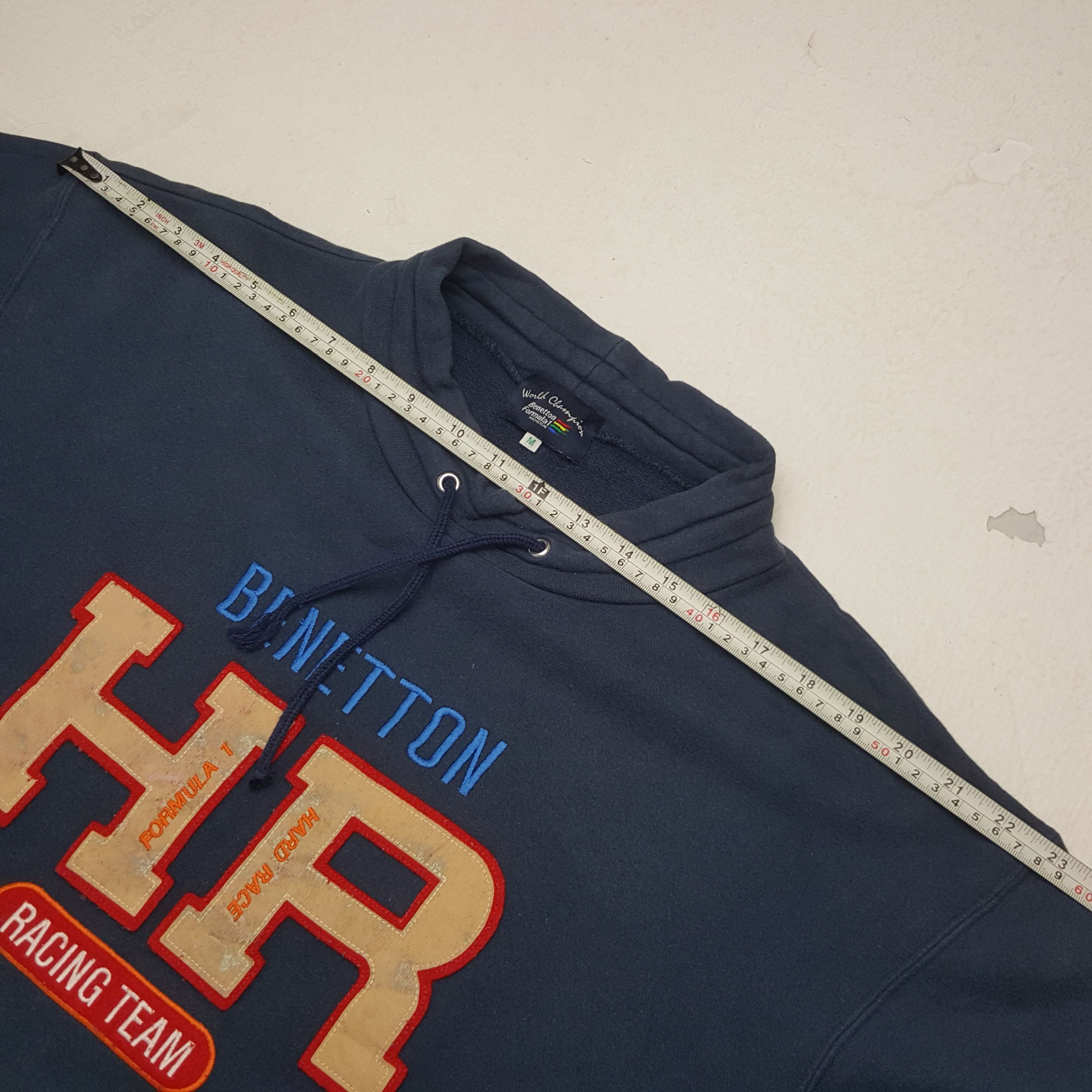 Benetton × Vintage Vintage Benetton HR Racing Team Formula One Sweatshirt Size US M / EU 48-50 / 2 - 5 Thumbnail