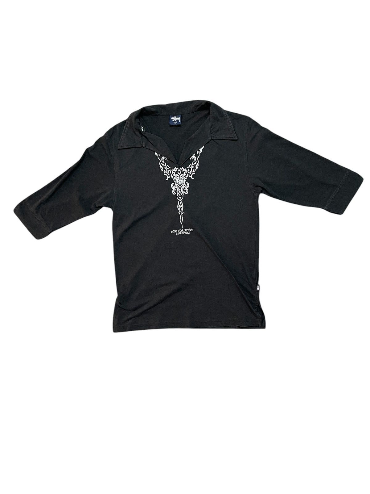 Stussy Opium 🔥Stussy collar tee Size US S / EU 44-46 / 1 - 2 Thumbnail