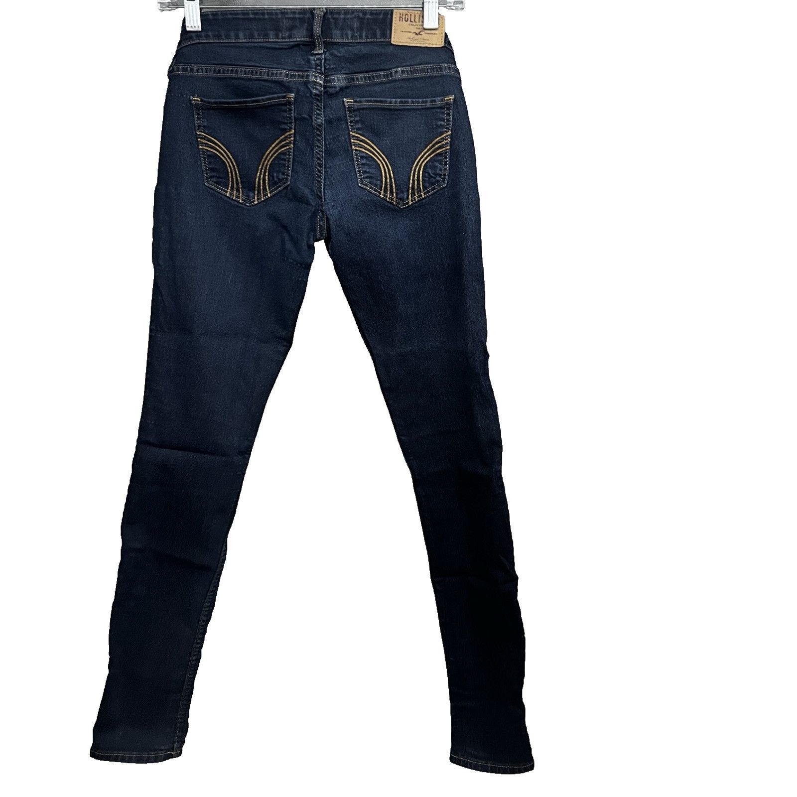 Hollister Hollister Blue Denim Relaxed Skinny Low Waist Jeans 26/29 Size 26" / US 2 / IT 38 - 1 Thumbnail