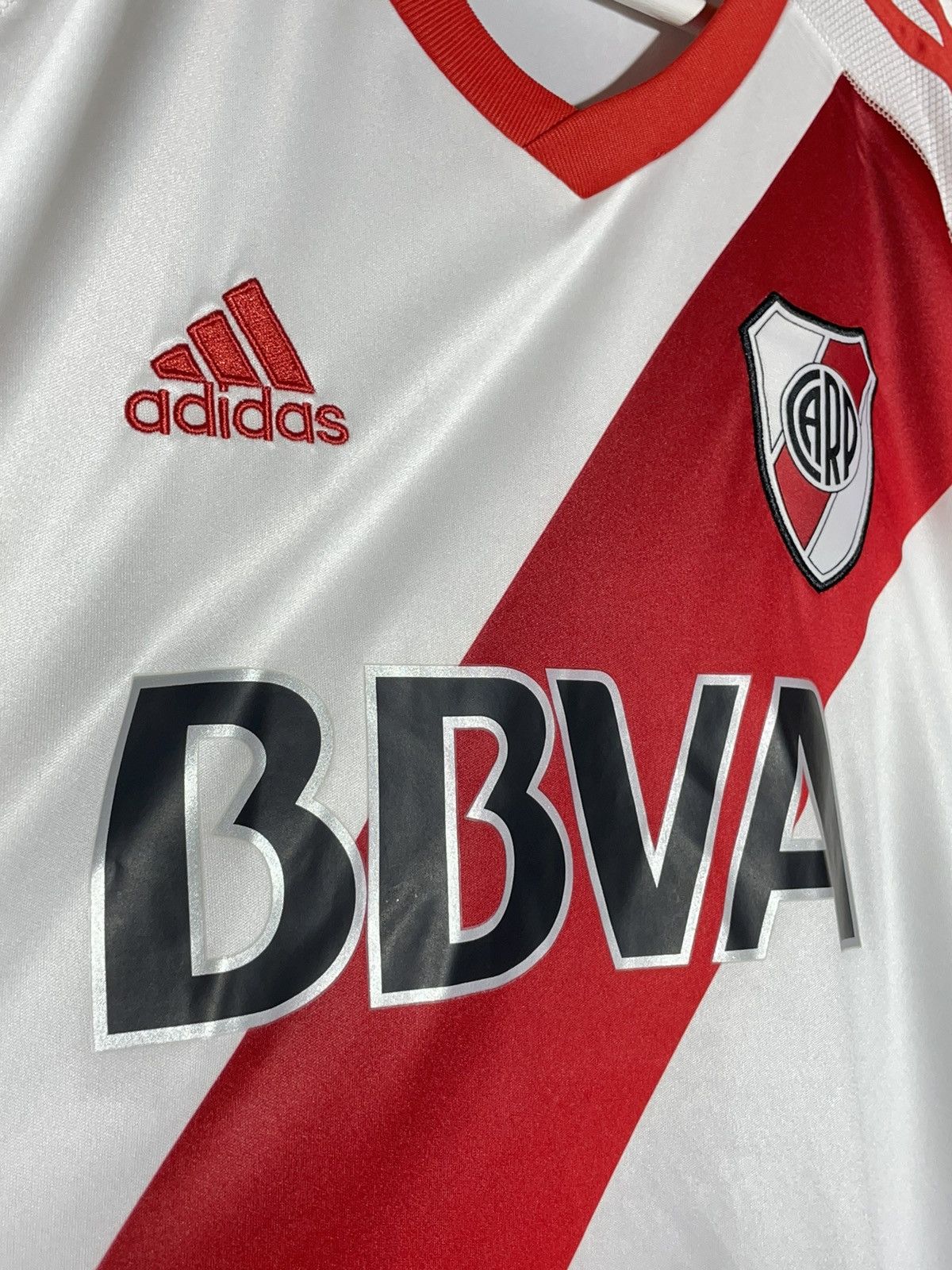 Adidas River Plate Adidas 2015/16 Home Y2k Football Shirt Size US L / EU 52-54 / 3 - 6 Thumbnail