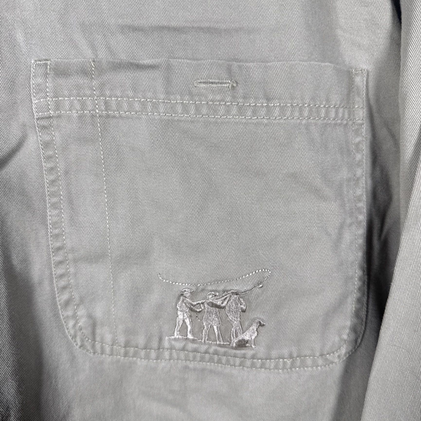 Orvis VTG Orvis Button-Up Shirt Mens L Beige 100% Cotton Long Sleeve Classic casual Size US L / EU 52-54 / 3 - 2 Thumbnail