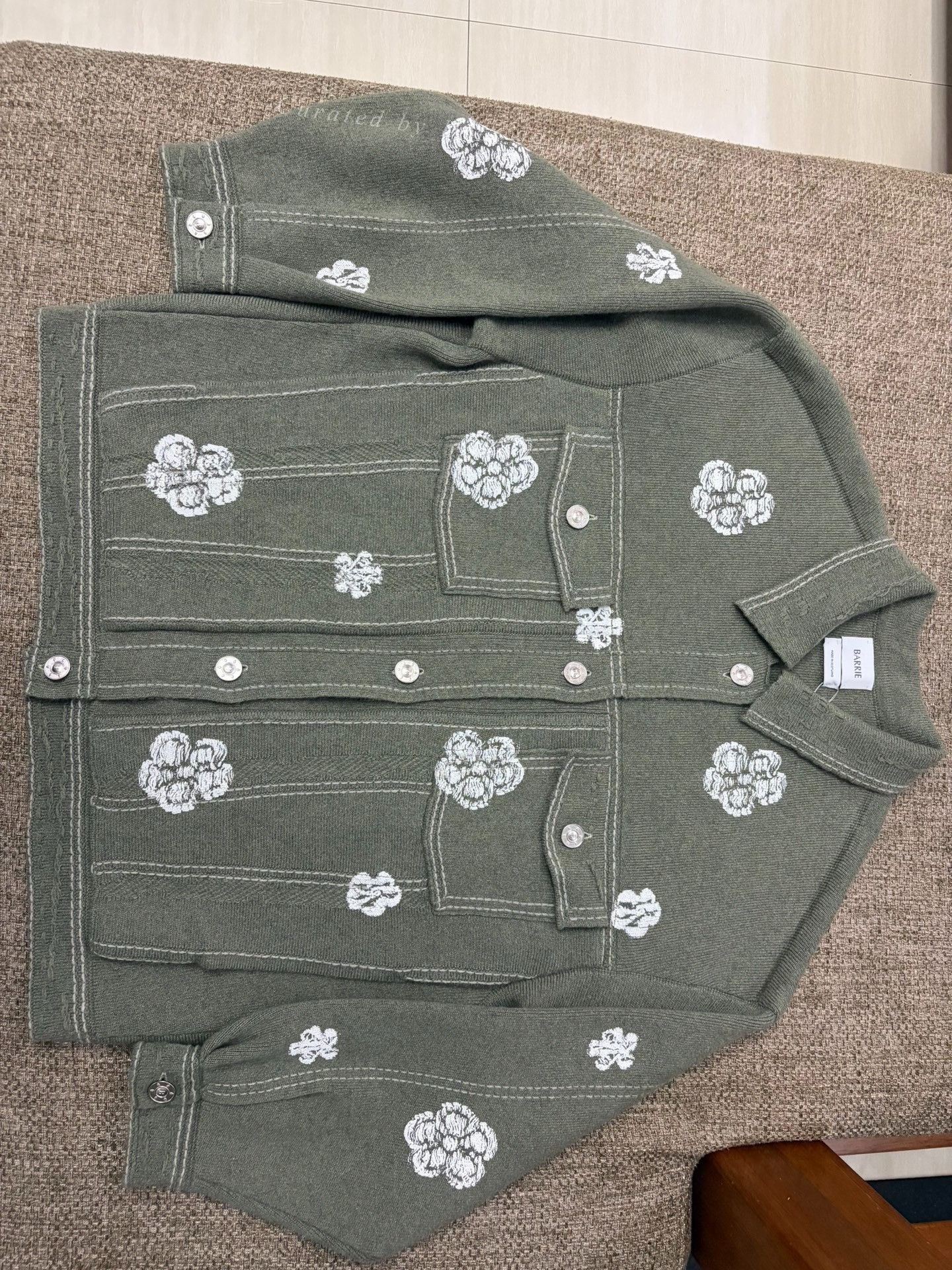 Barrie Barrie GDragon Floral Cashmere Blend Jacket Size US M / EU 48-50 / 2 - 1 Thumbnail