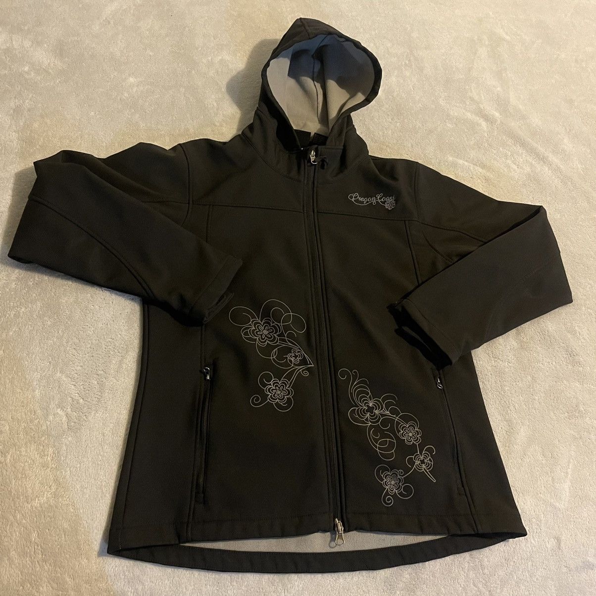 Other Prairie Mountain Jacket Women Large Black Oregon Soft Shell Size L / US 10 / IT 46 - 1 Thumbnail